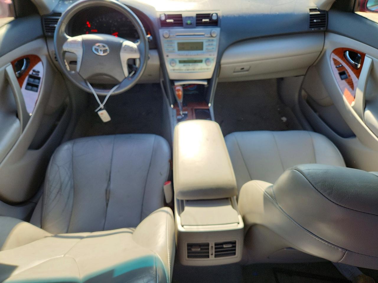 2008 Toyota Camry Xle V6 Red vin: 4T1BK46K98U065559
