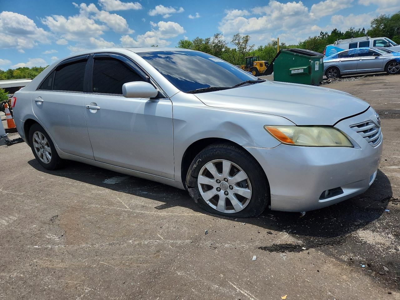 2008 Toyota Camry Xle V6 Silver vin: 4T1BK46K98U572039