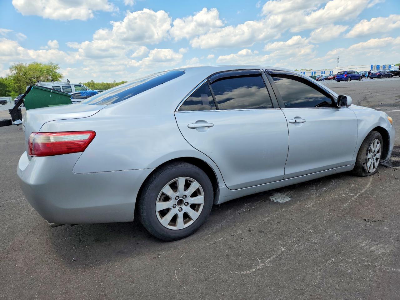 2008 Toyota Camry Xle V6 Silver vin: 4T1BK46K98U572039