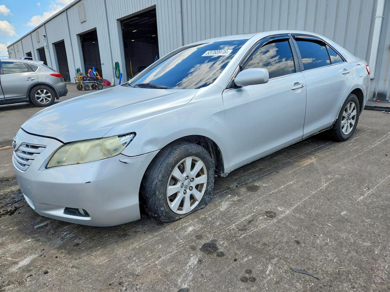 2008 Toyota Camry Xle V6 Silver vin: 4T1BK46K98U572039