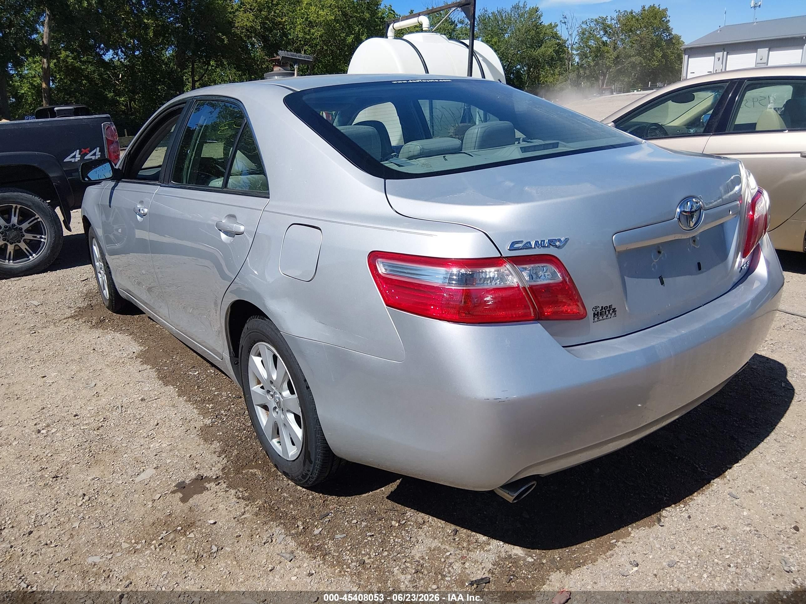 2009 Toyota Camry Xle V6 Silver vin: 4T1BK46K99U073694