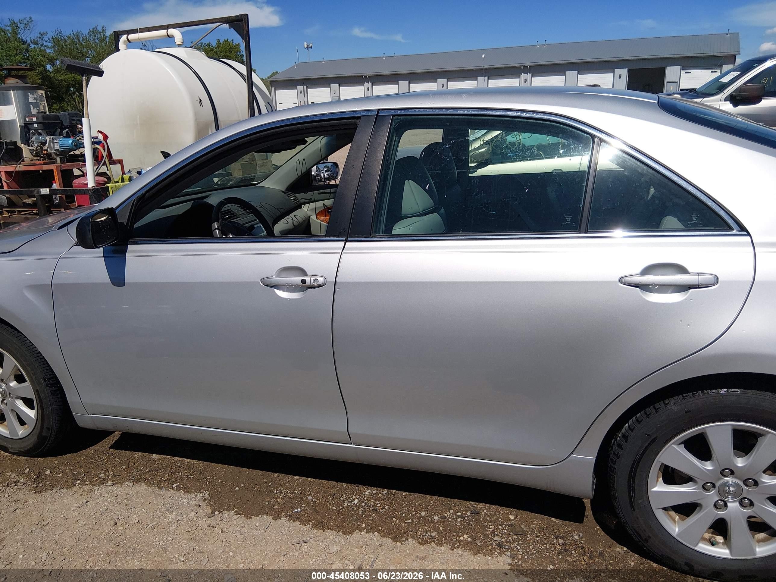 2009 Toyota Camry Xle V6 Silver vin: 4T1BK46K99U073694