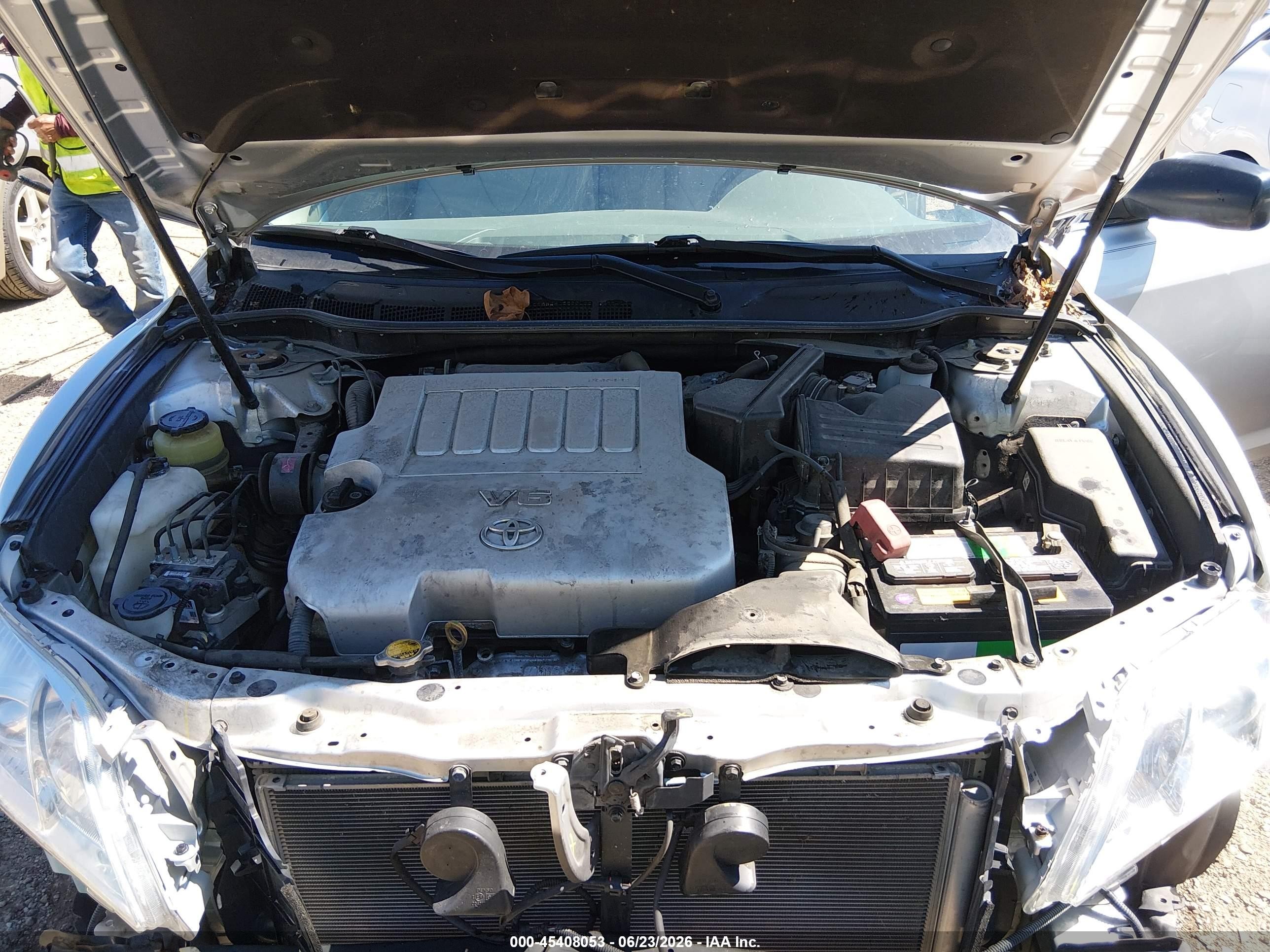 2009 Toyota Camry Xle V6 Silver vin: 4T1BK46K99U073694