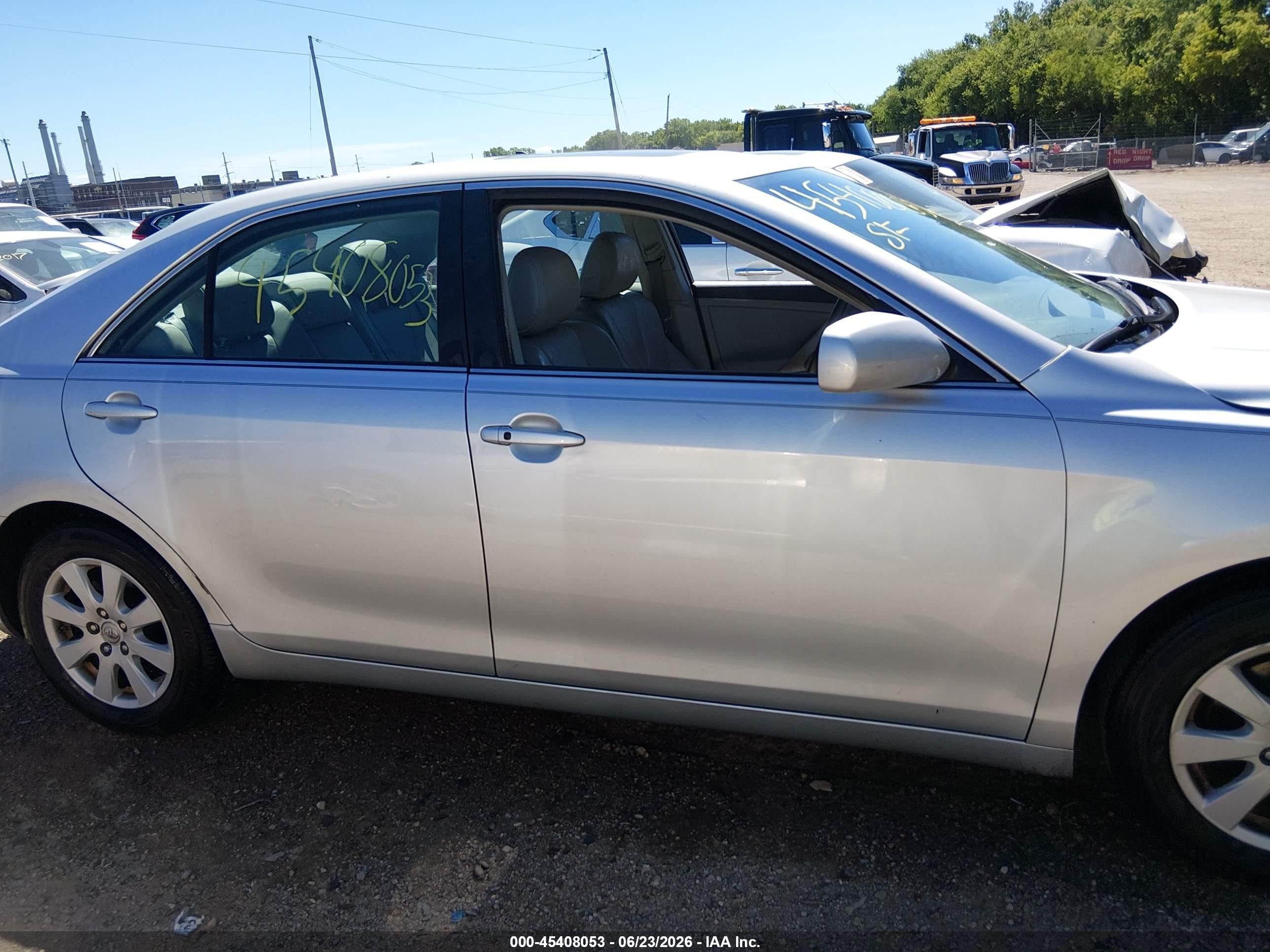 2009 Toyota Camry Xle V6 Silver vin: 4T1BK46K99U073694