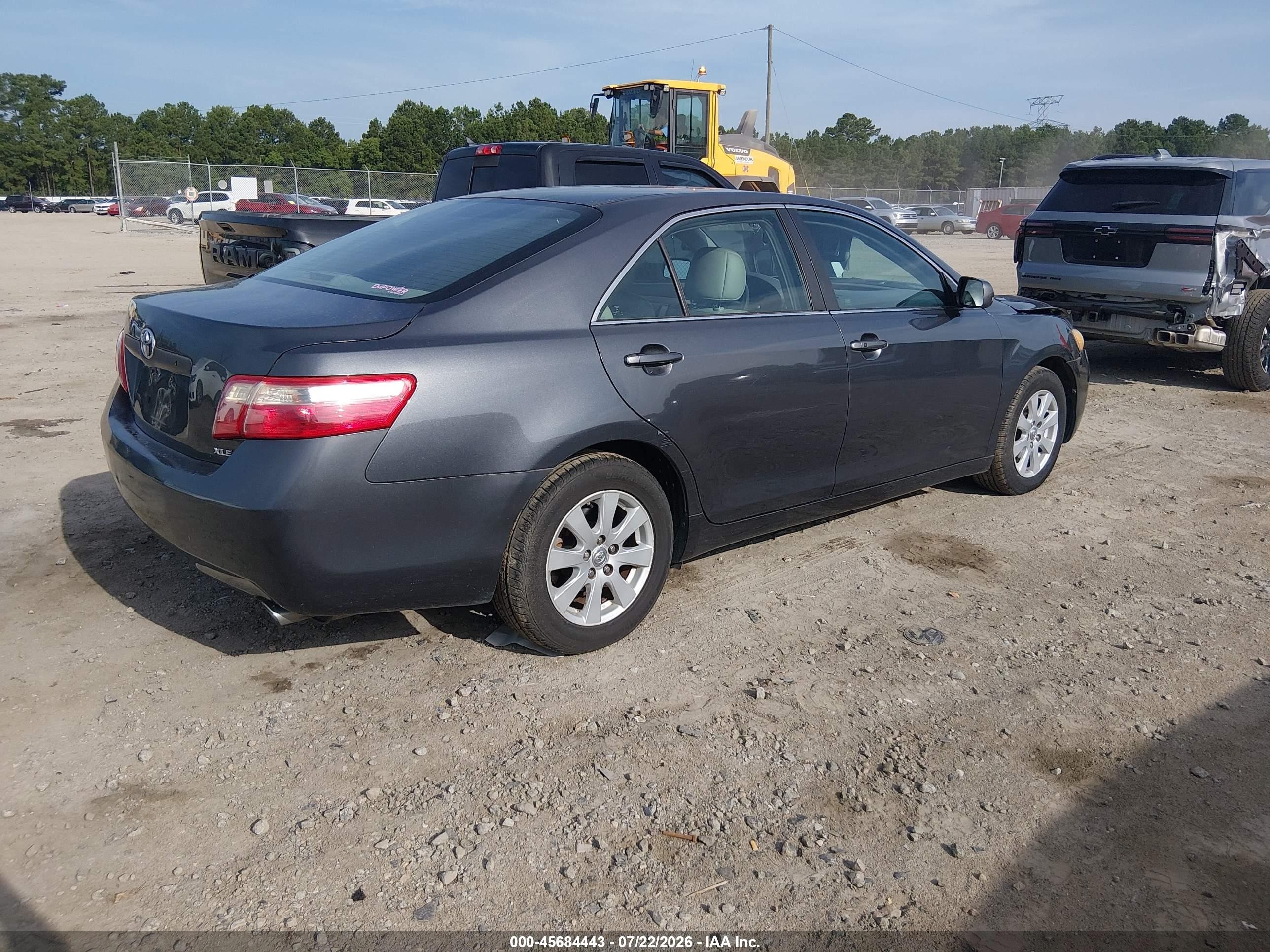 2009 Toyota Camry Xle V6 Black vin: 4T1BK46K99U078264