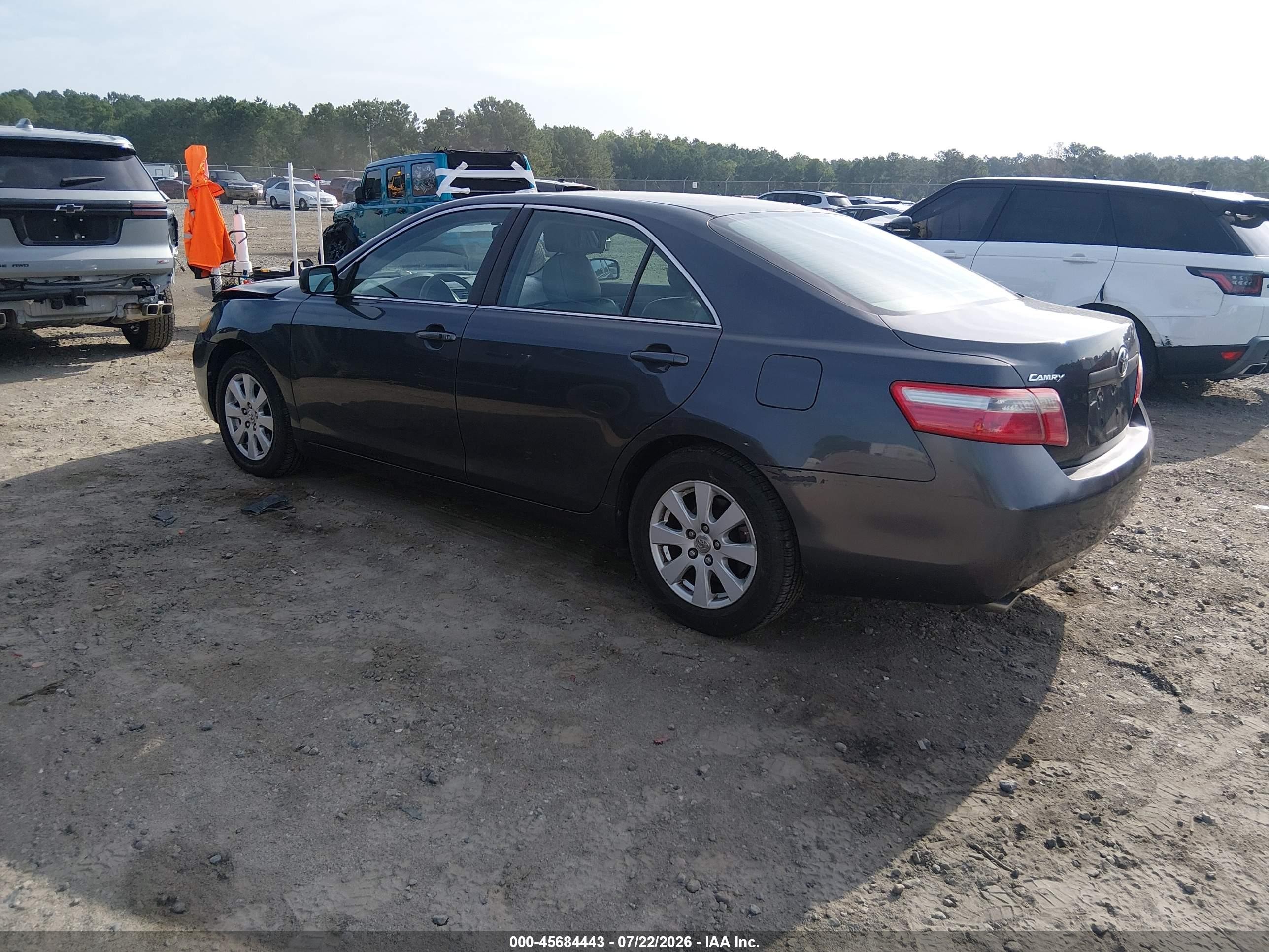 2009 Toyota Camry Xle V6 Black vin: 4T1BK46K99U078264