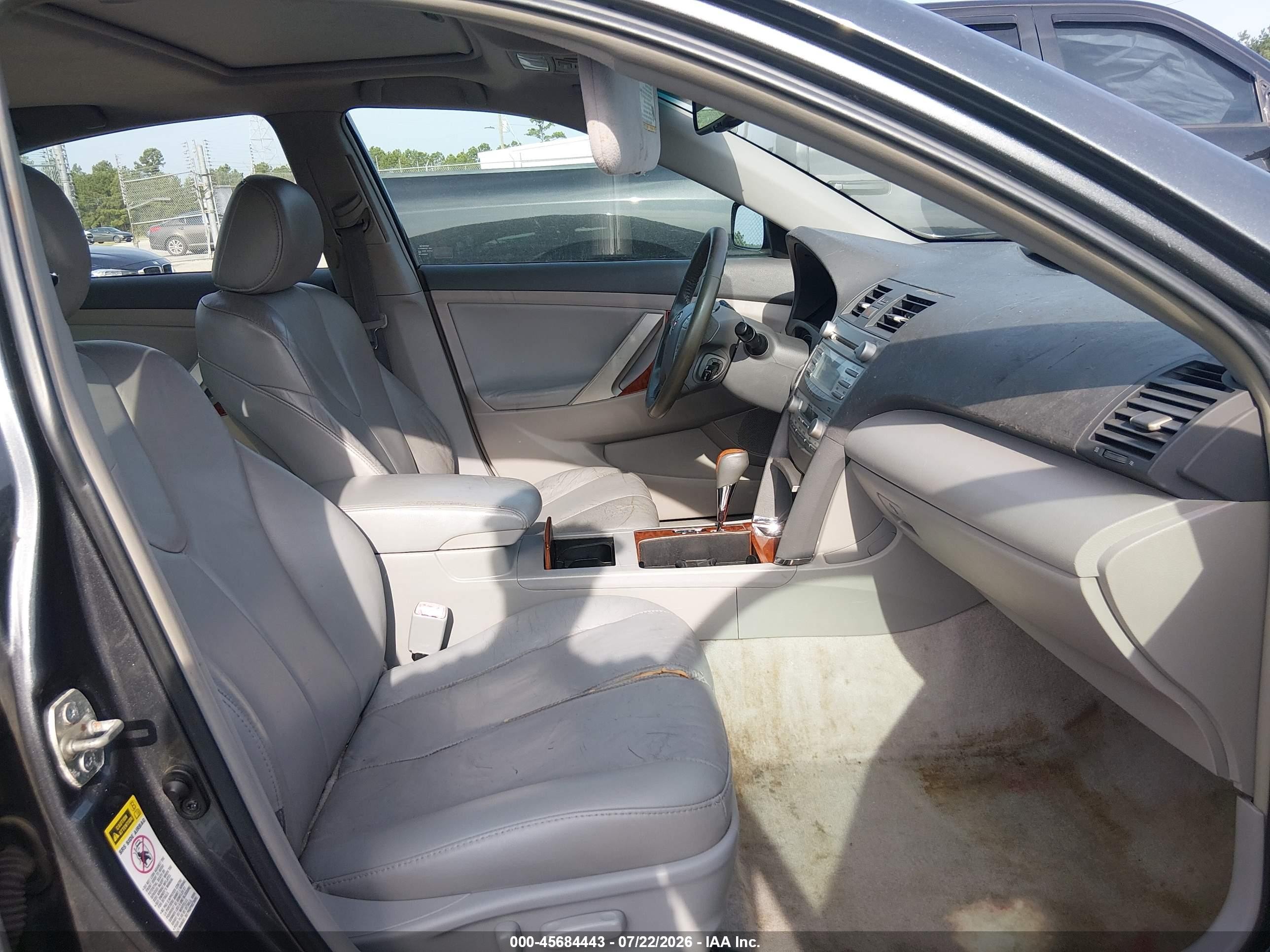 2009 Toyota Camry Xle V6 Black vin: 4T1BK46K99U078264