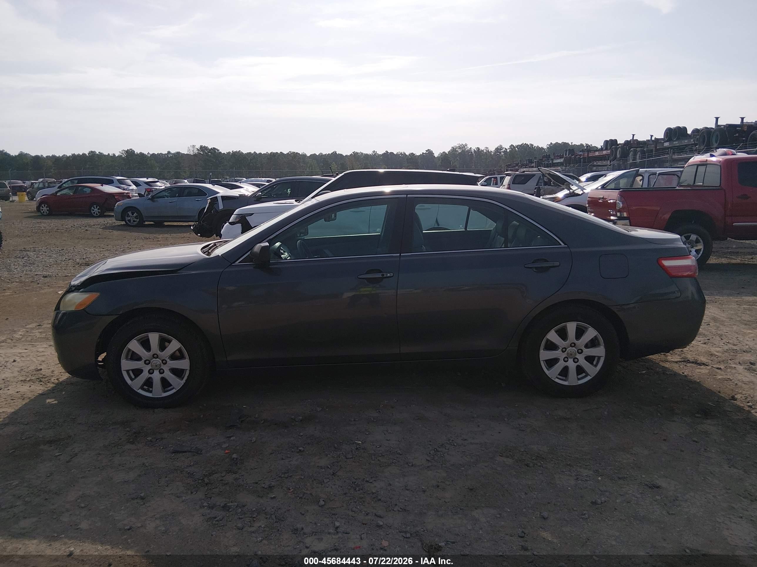 2009 Toyota Camry Xle V6 Black vin: 4T1BK46K99U078264