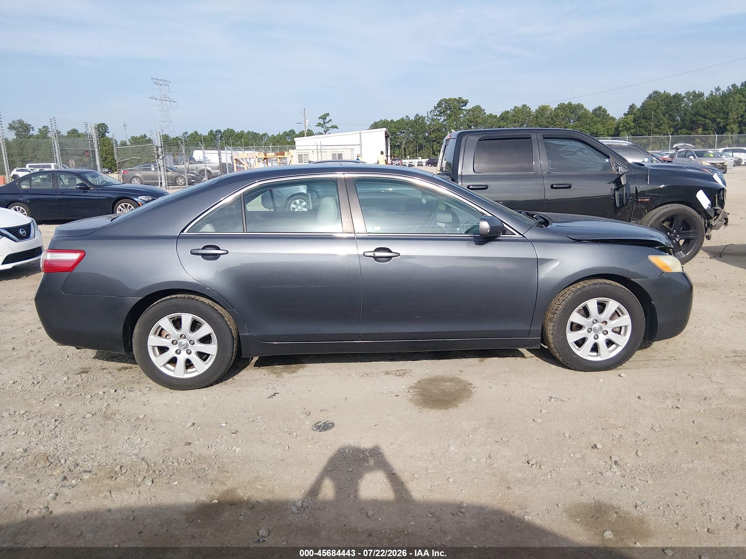 2009 Toyota Camry Xle V6 Black vin: 4T1BK46K99U078264