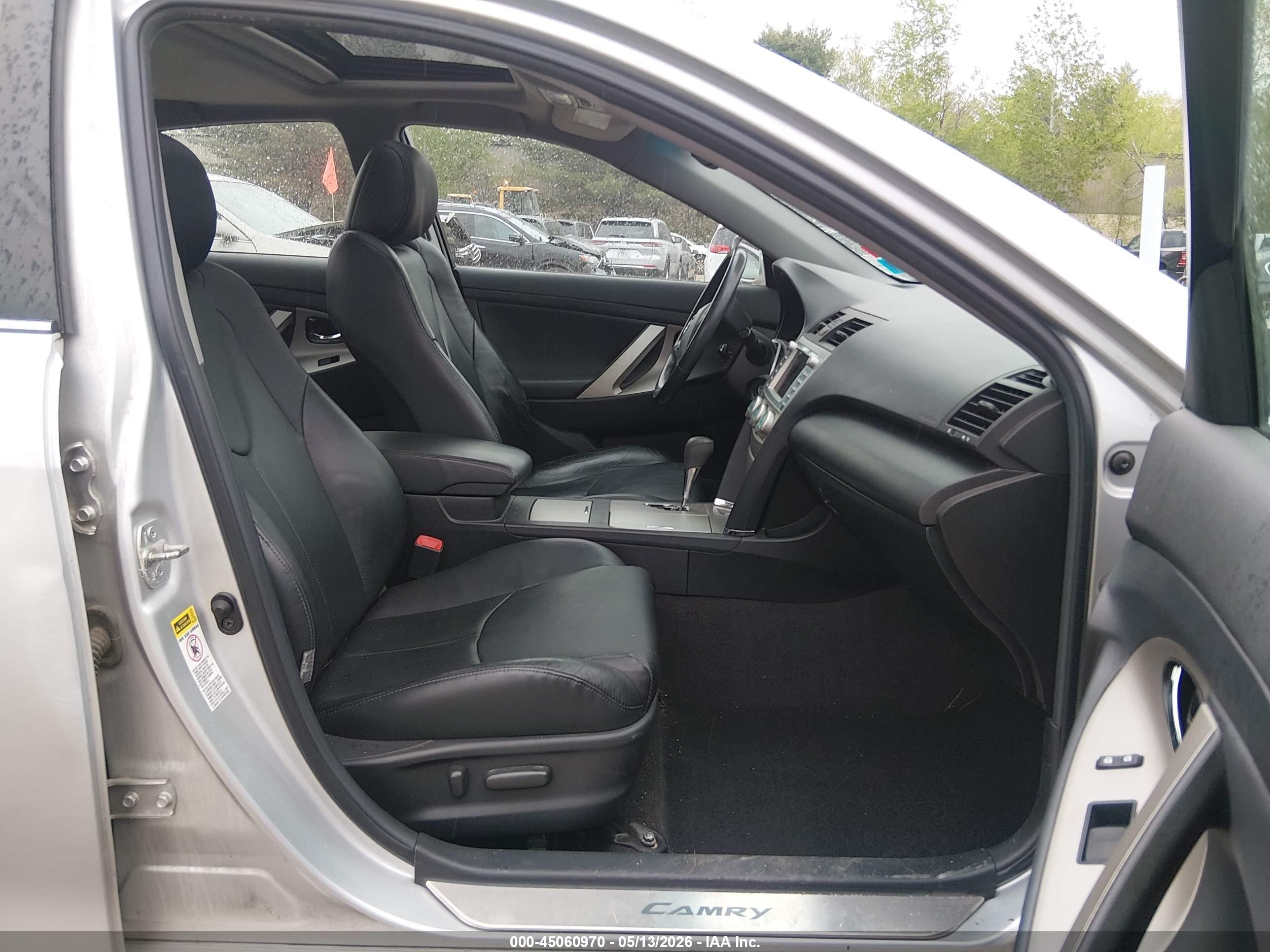 2009 Toyota Camry Se V6 Silver vin: 4T1BK46K99U078491