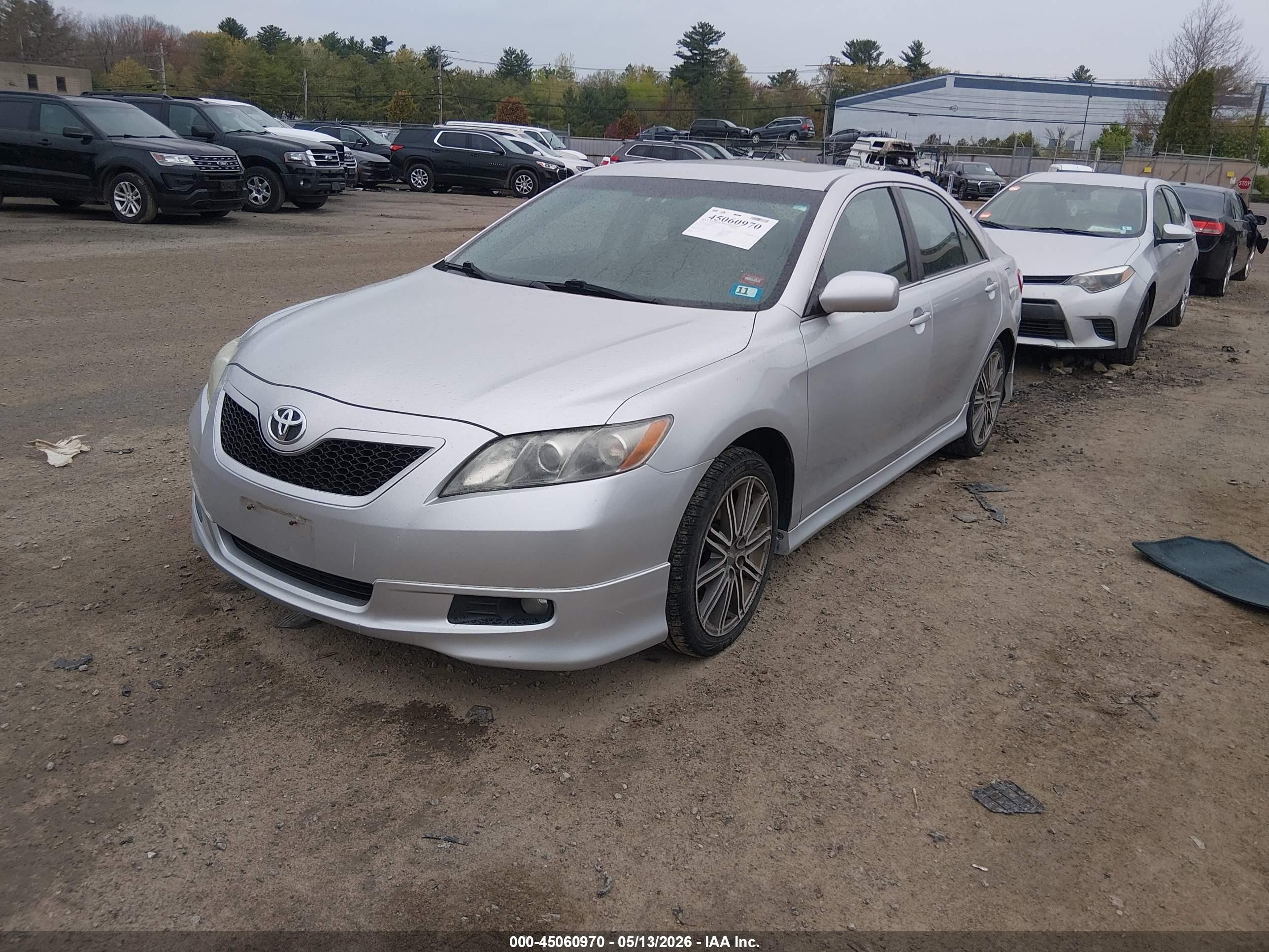 2009 Toyota Camry Se V6 Silver vin: 4T1BK46K99U078491