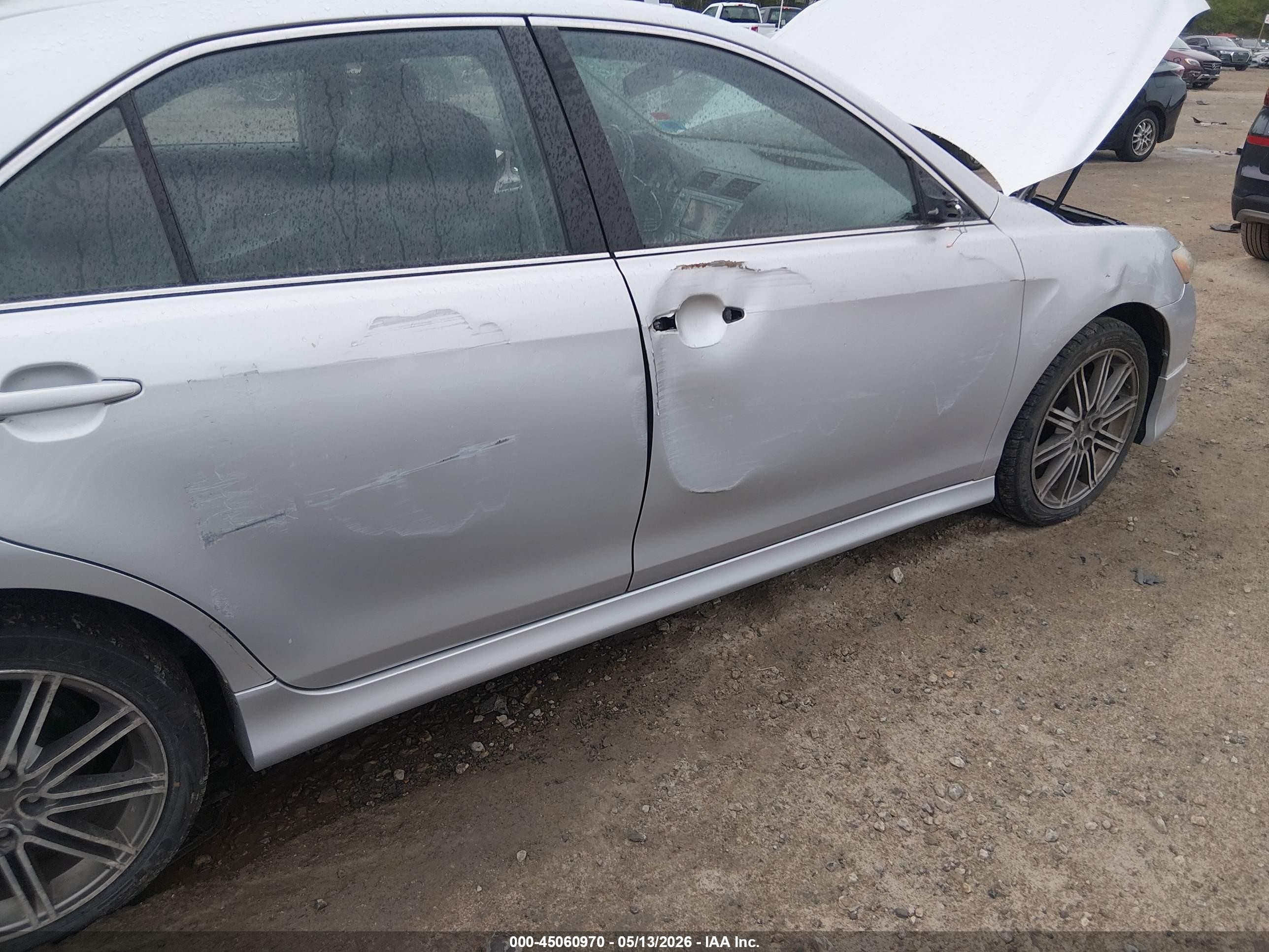 2009 Toyota Camry Se V6 Silver vin: 4T1BK46K99U078491