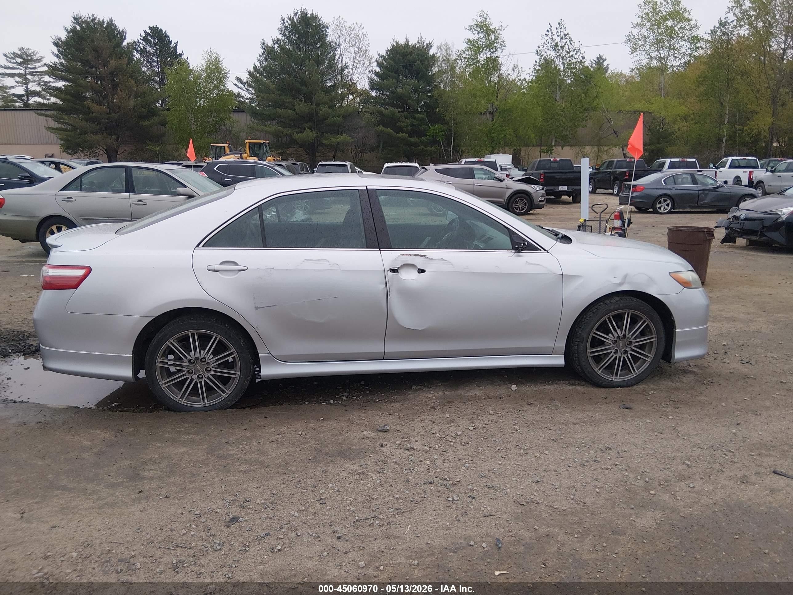 2009 Toyota Camry Se V6 Silver vin: 4T1BK46K99U078491