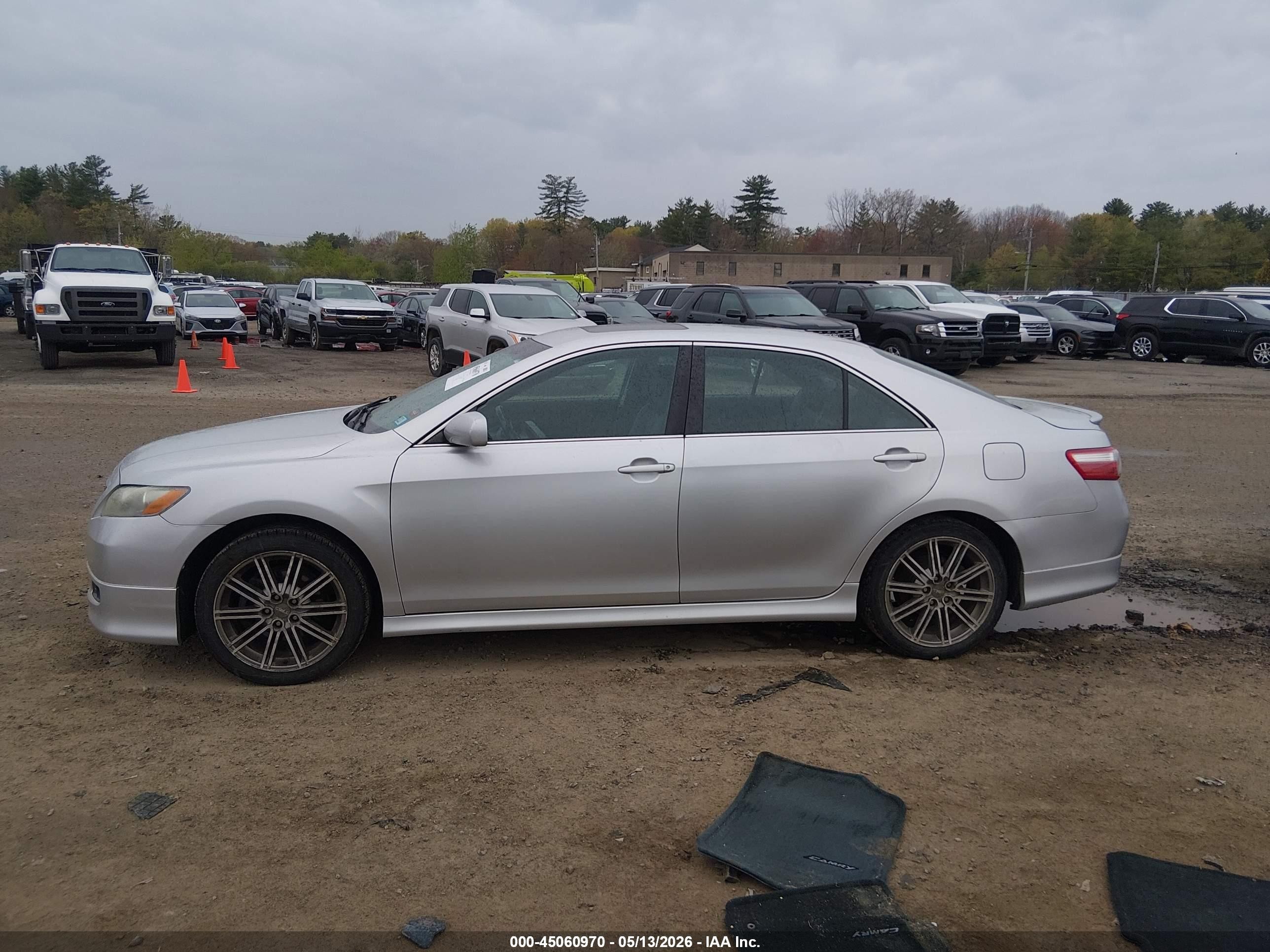 2009 Toyota Camry Se V6 Silver vin: 4T1BK46K99U078491