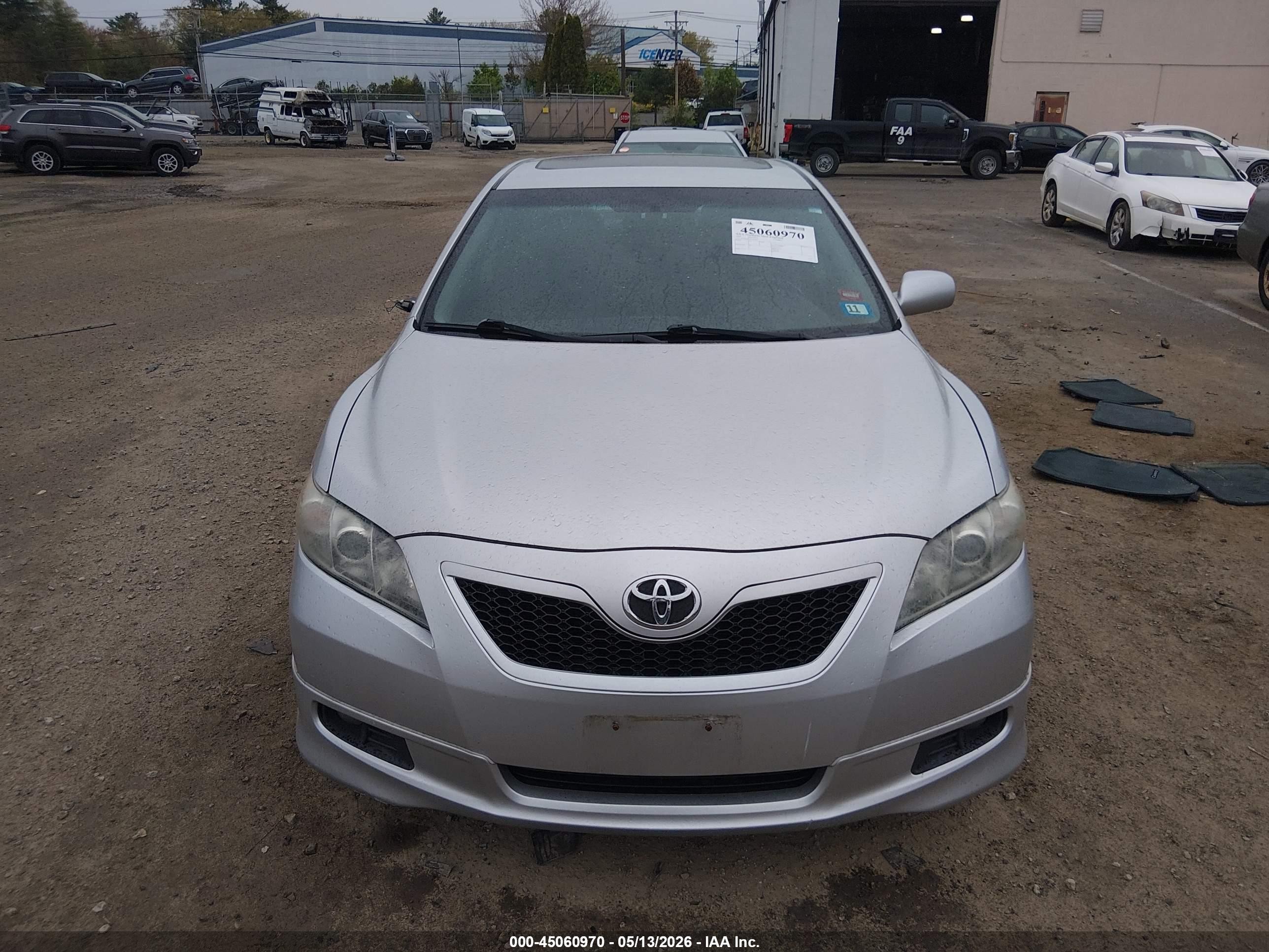 2009 Toyota Camry Se V6 Silver vin: 4T1BK46K99U078491