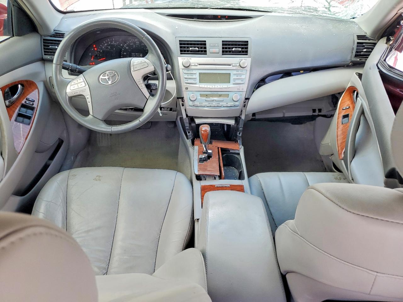 2009 Toyota Camry Xle V6 Red vin: 4T1BK46K99U093301
