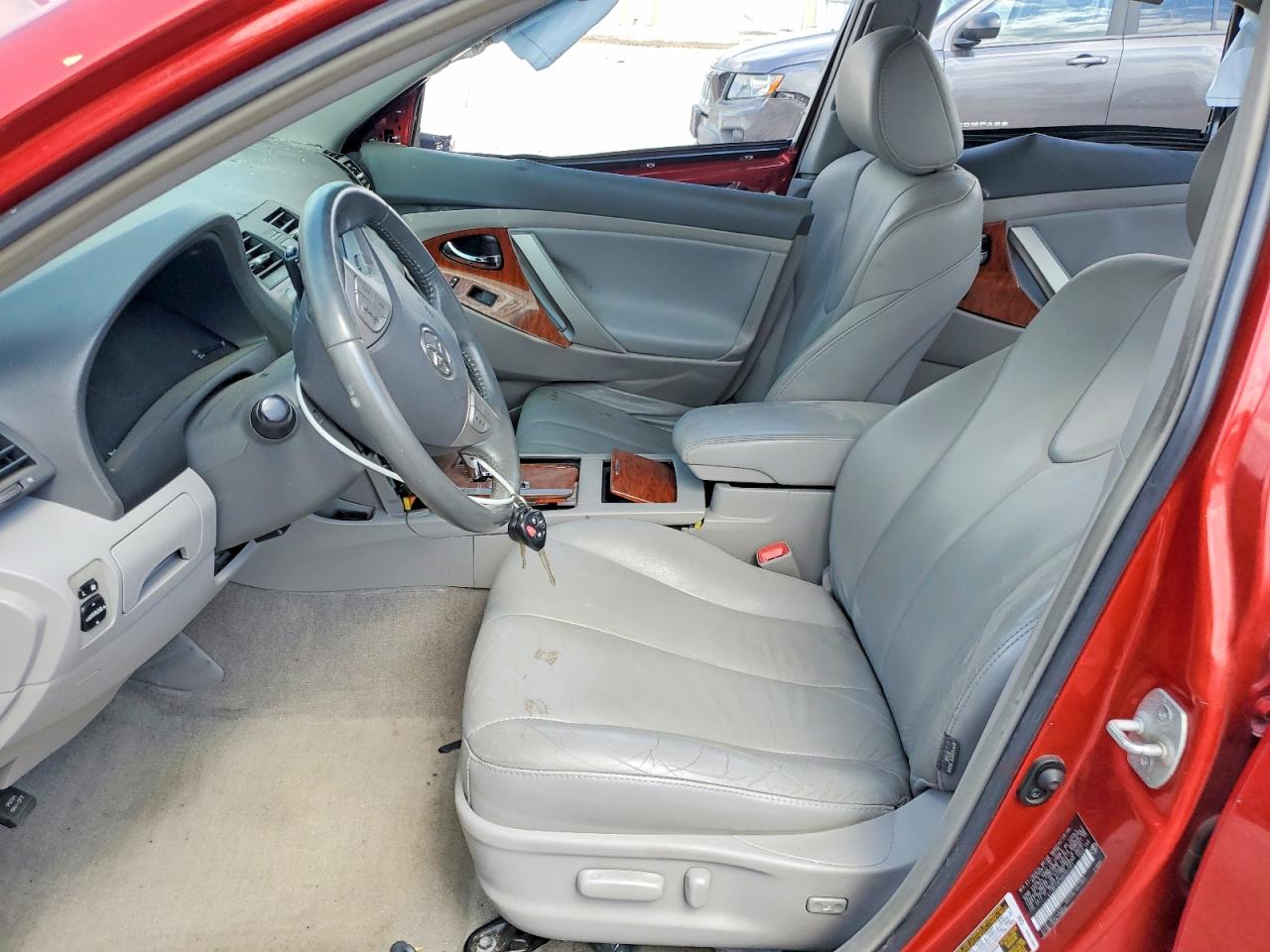 2009 Toyota Camry Xle V6 Red vin: 4T1BK46K99U093301