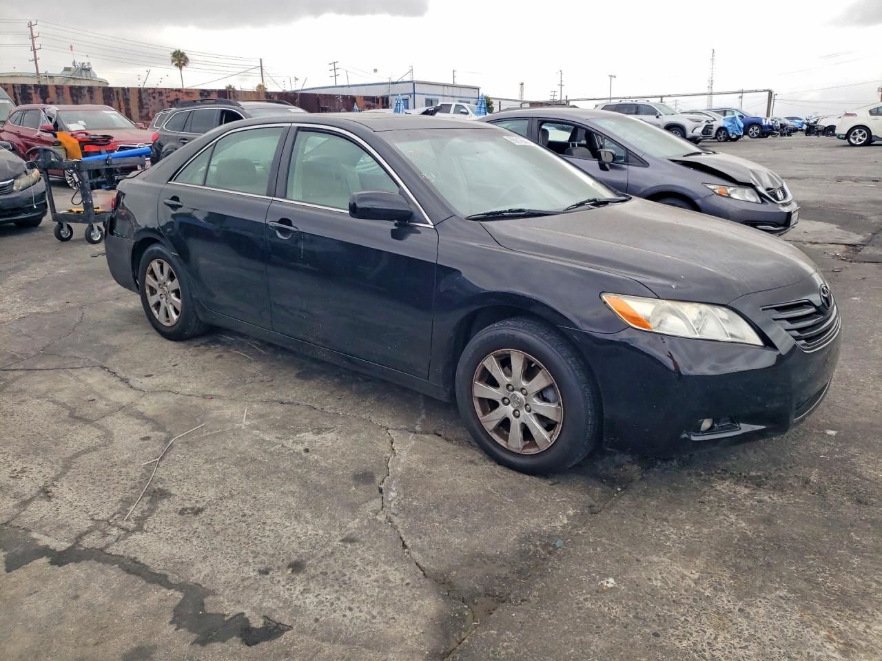 2009 Toyota Camry Xle V6 Black vin: 4T1BK46K99U577534