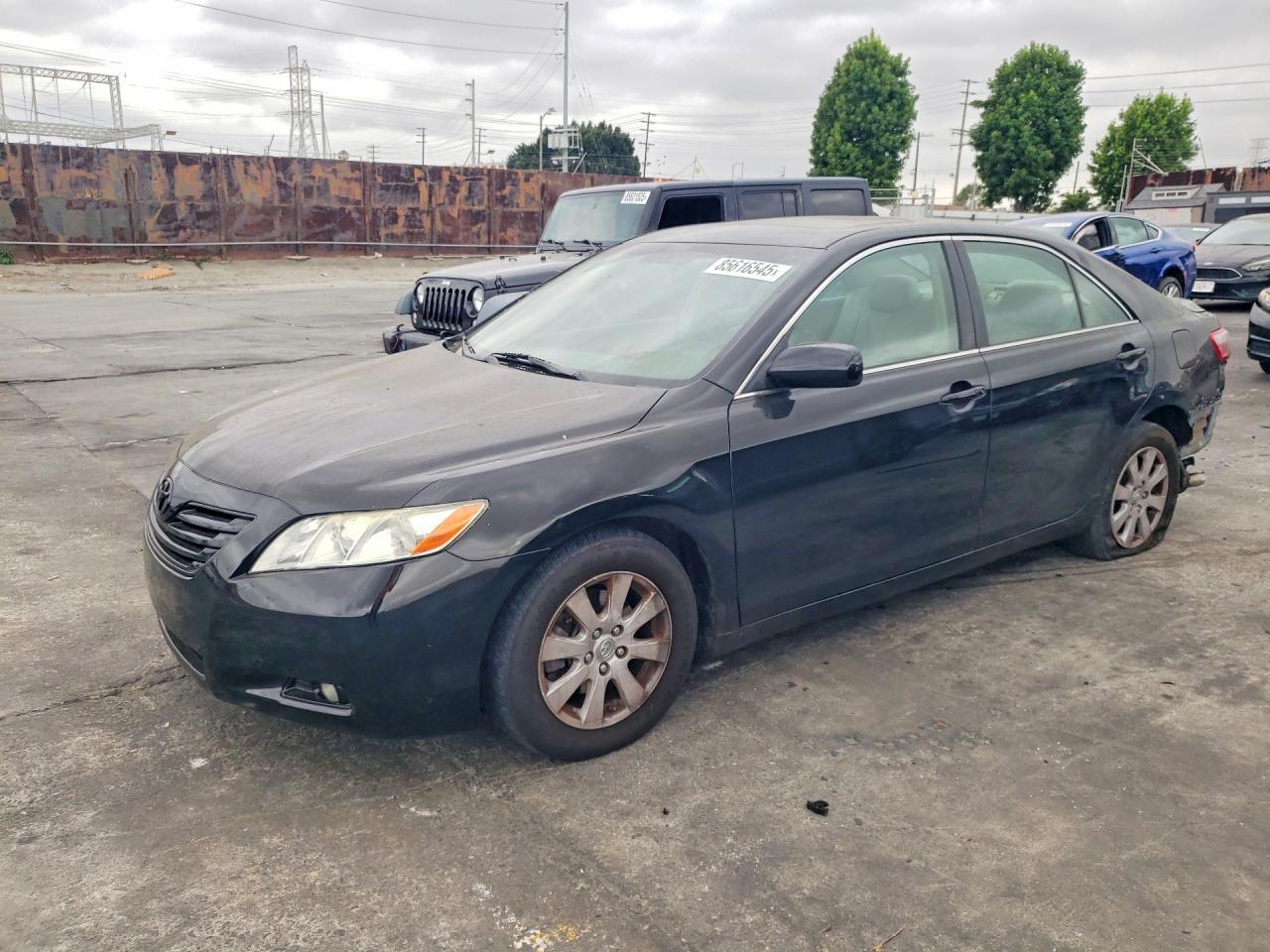 2009 Toyota Camry Xle V6 Black vin: 4T1BK46K99U577534