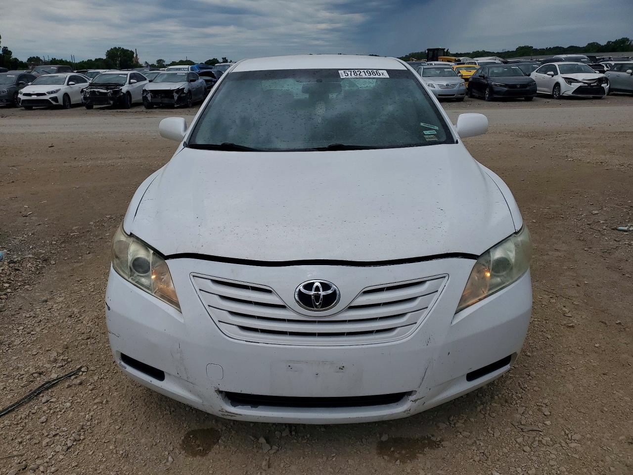 2009 Toyota Camry Le V6 White vin: 4T1BK46K99U591224