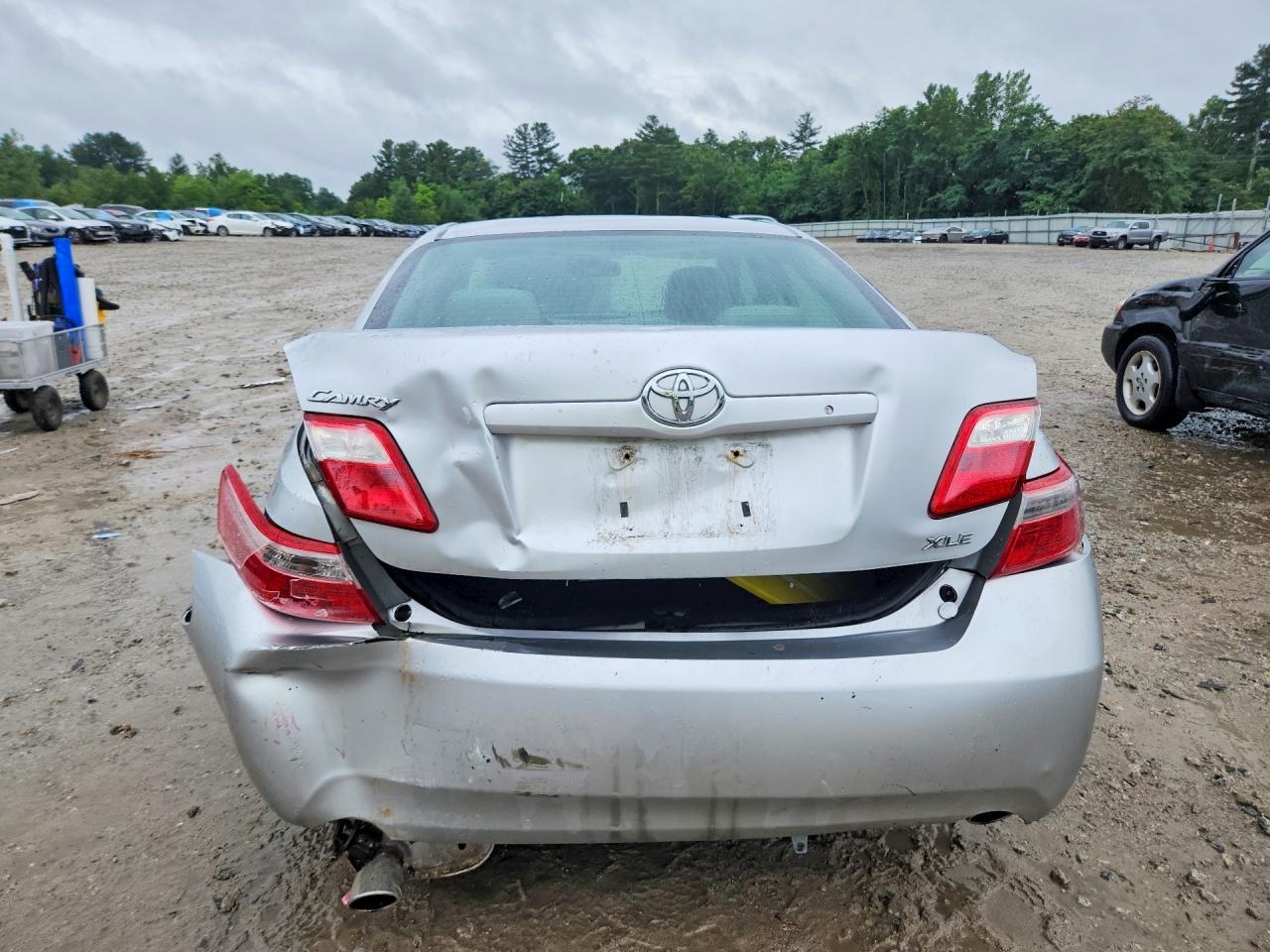 2009 Toyota Camry Xle V6 Silver vin: 4T1BK46K99U595371