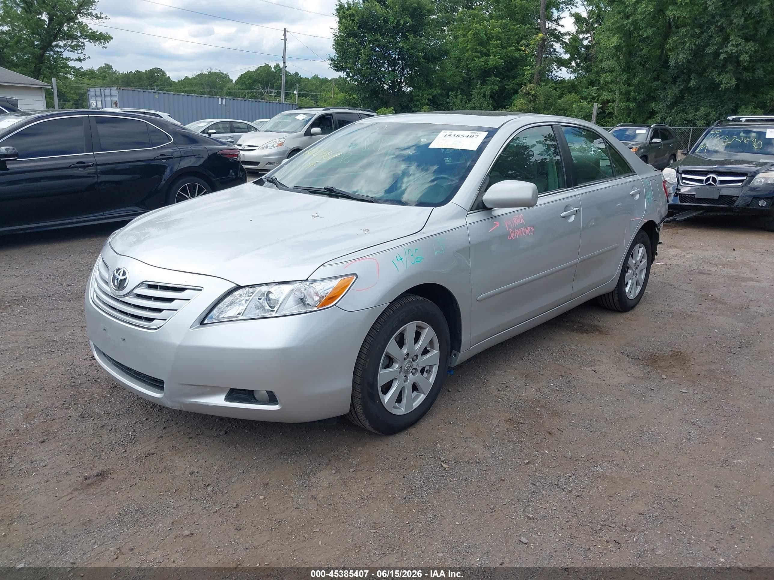 2009 Toyota Camry Xle V6 Silver vin: 4T1BK46K99U595449