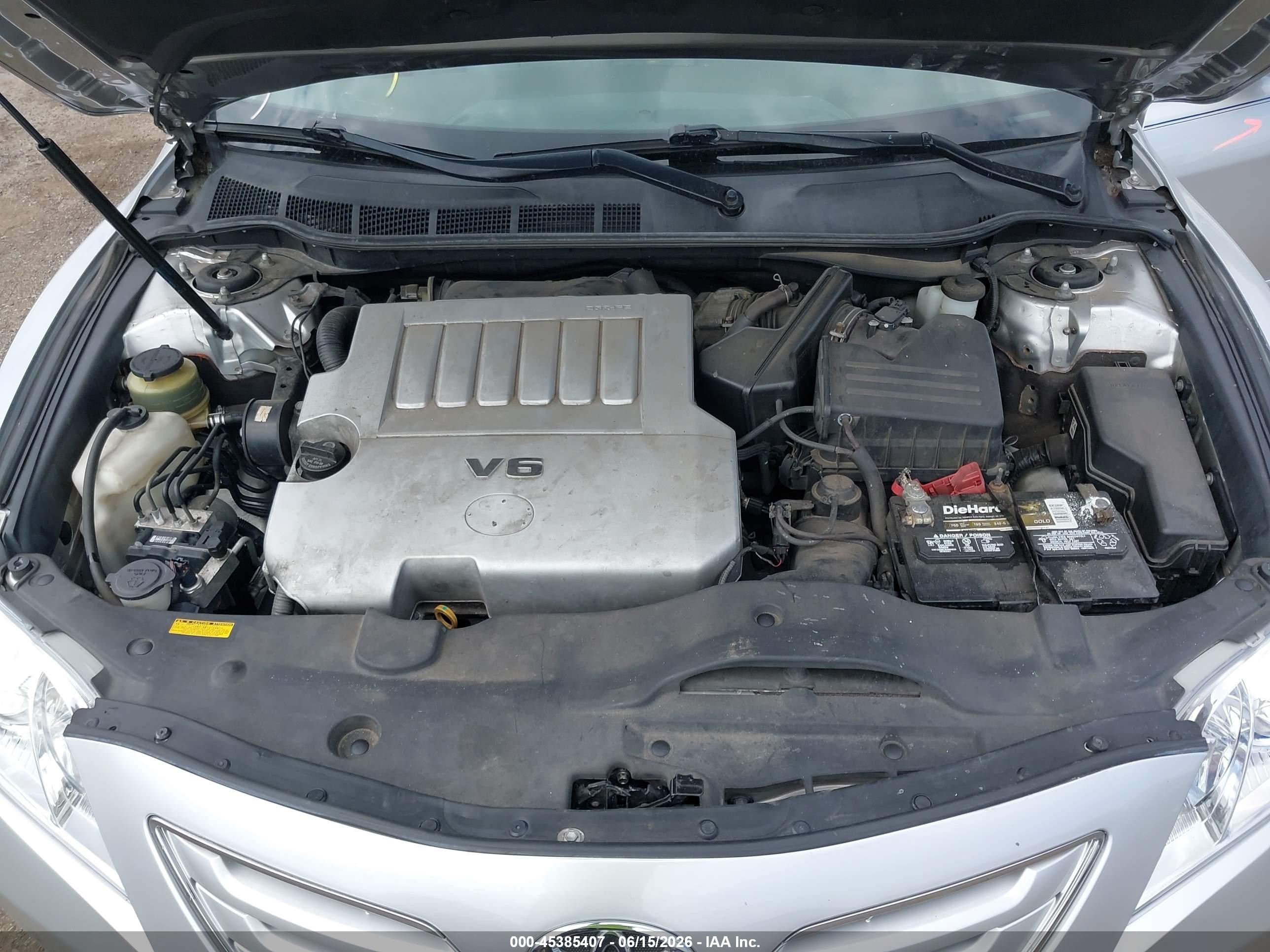 2009 Toyota Camry Xle V6 Silver vin: 4T1BK46K99U595449