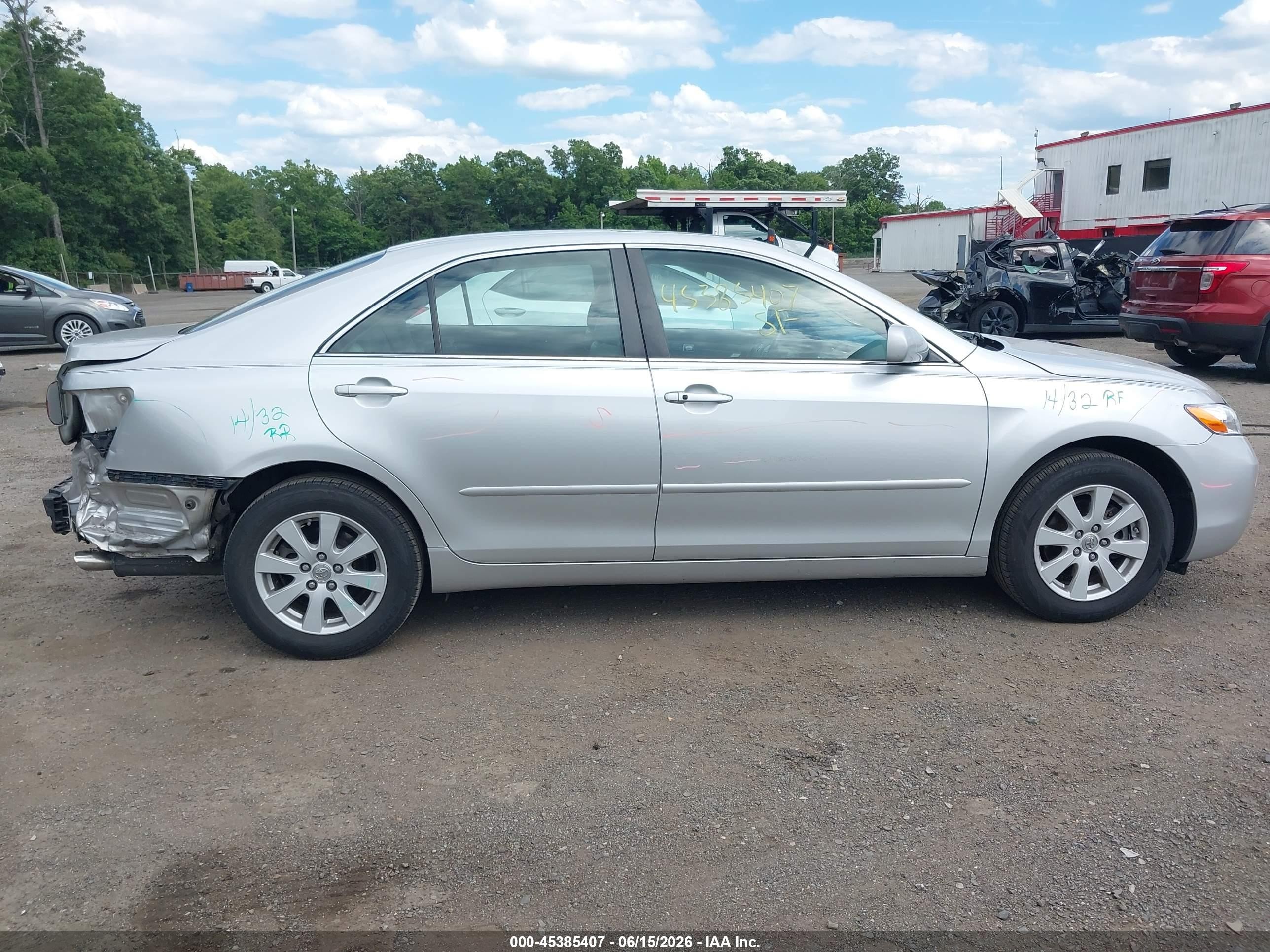 2009 Toyota Camry Xle V6 Silver vin: 4T1BK46K99U595449