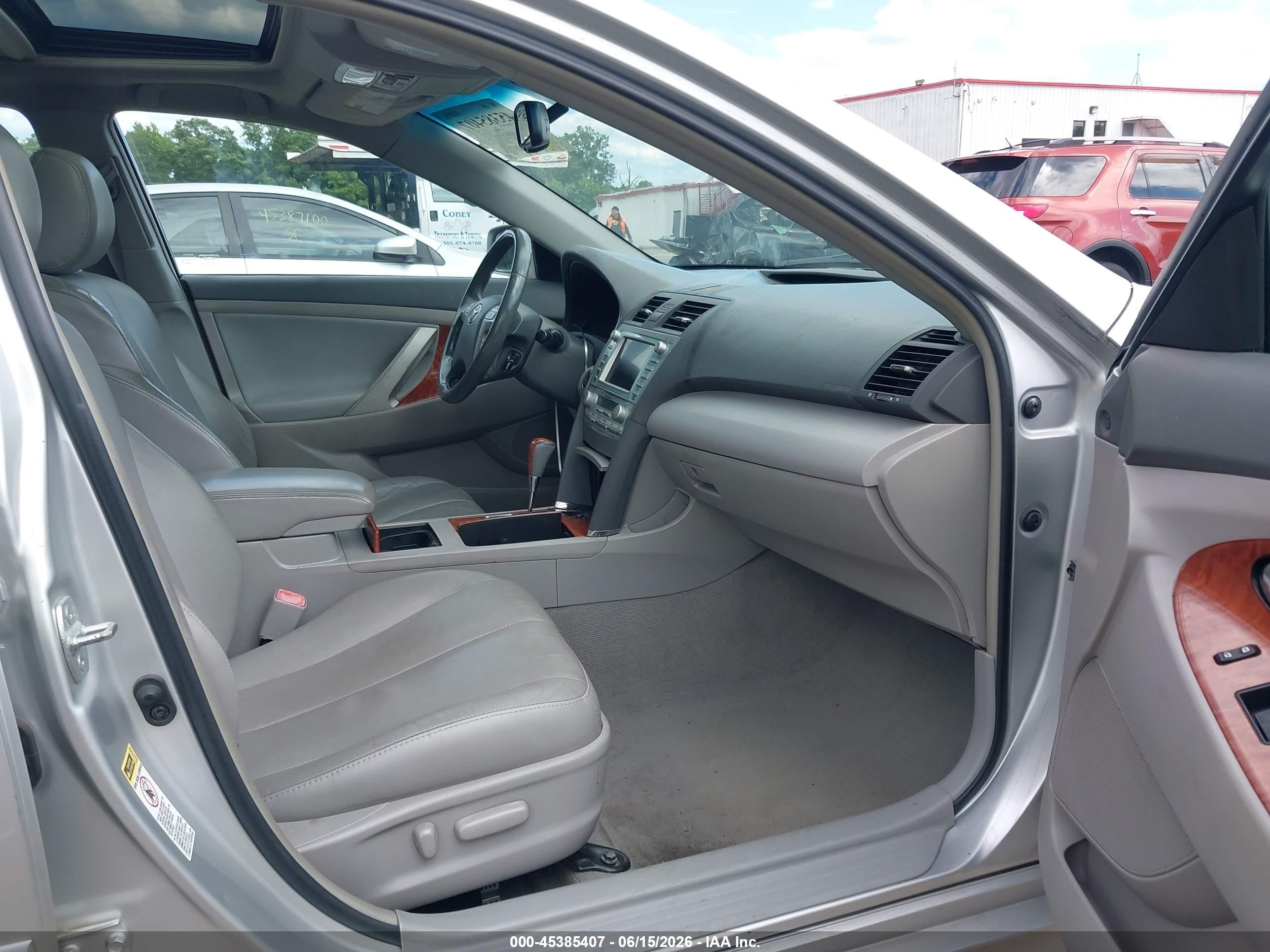 2009 Toyota Camry Xle V6 Silver vin: 4T1BK46K99U595449