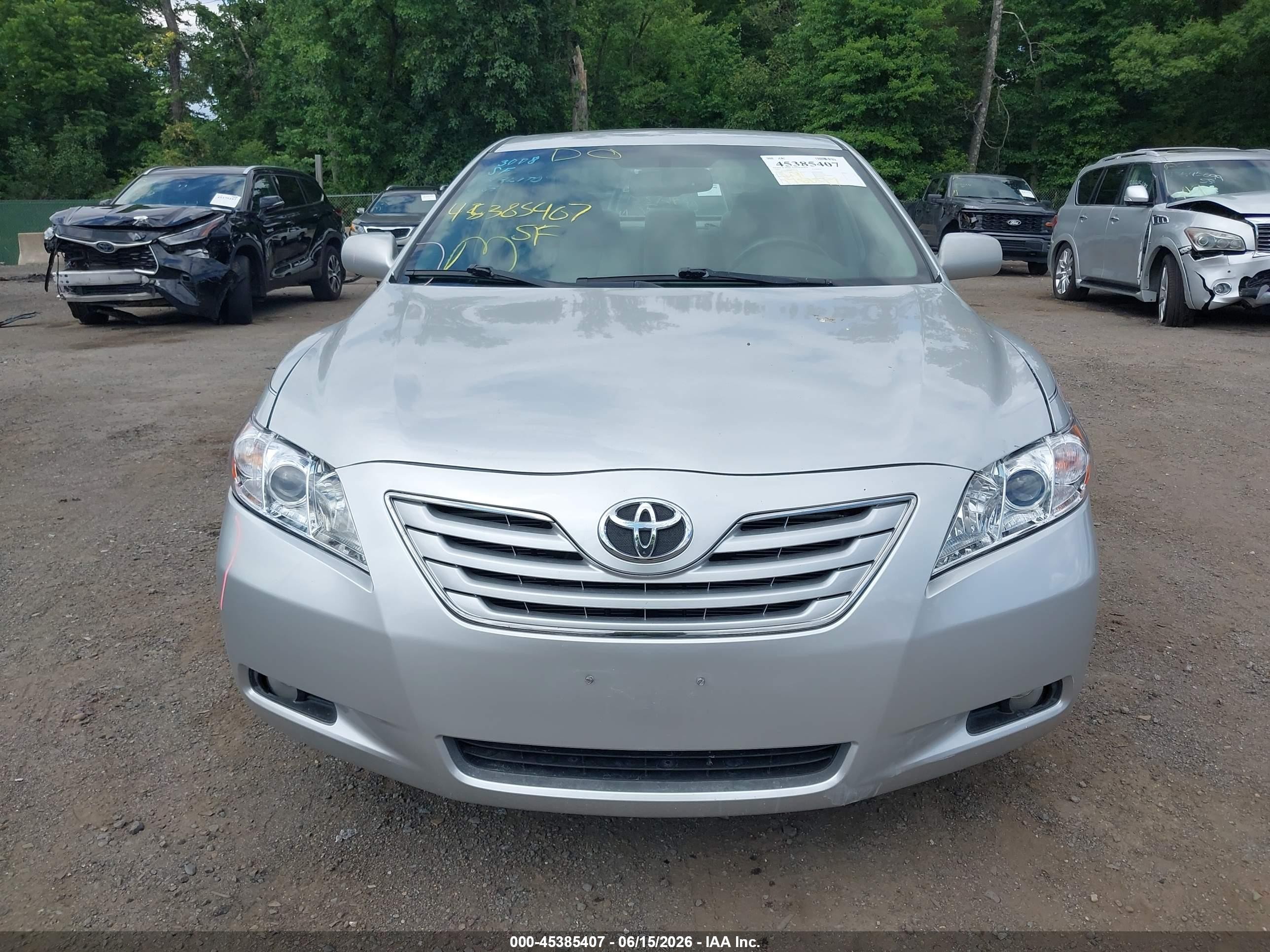 2009 Toyota Camry Xle V6 Silver vin: 4T1BK46K99U595449