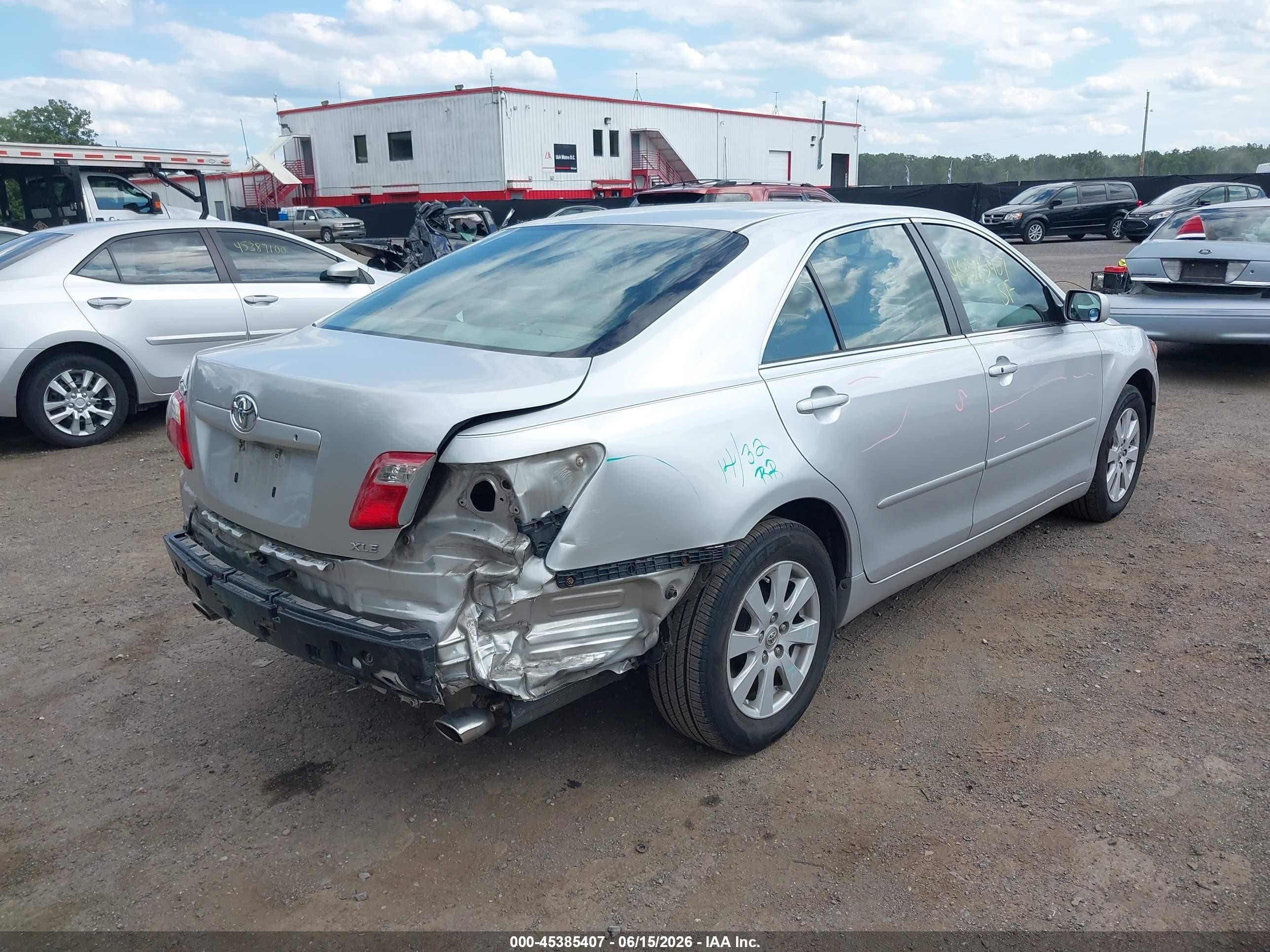 2009 Toyota Camry Xle V6 Silver vin: 4T1BK46K99U595449