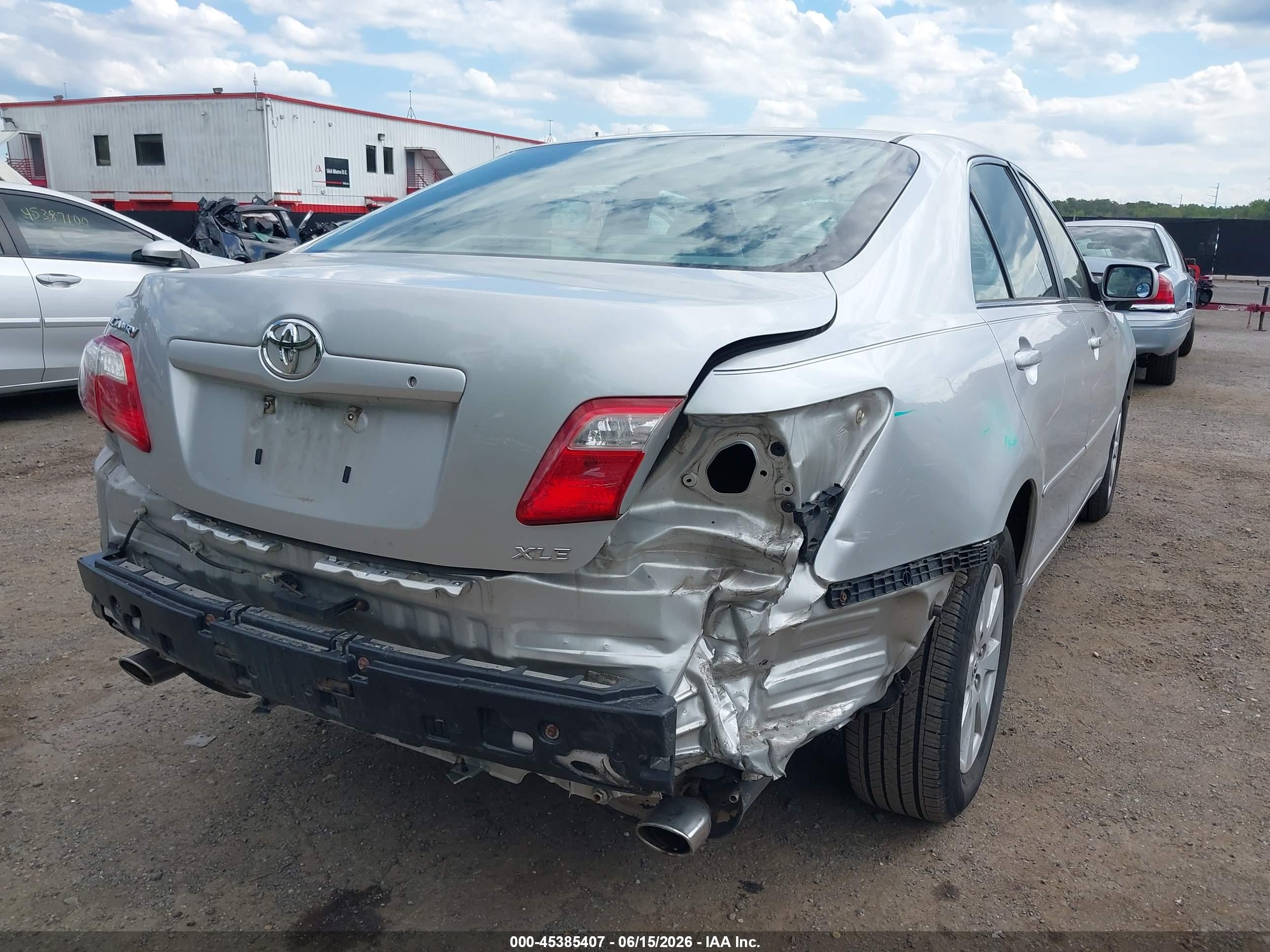 2009 Toyota Camry Xle V6 Silver vin: 4T1BK46K99U595449