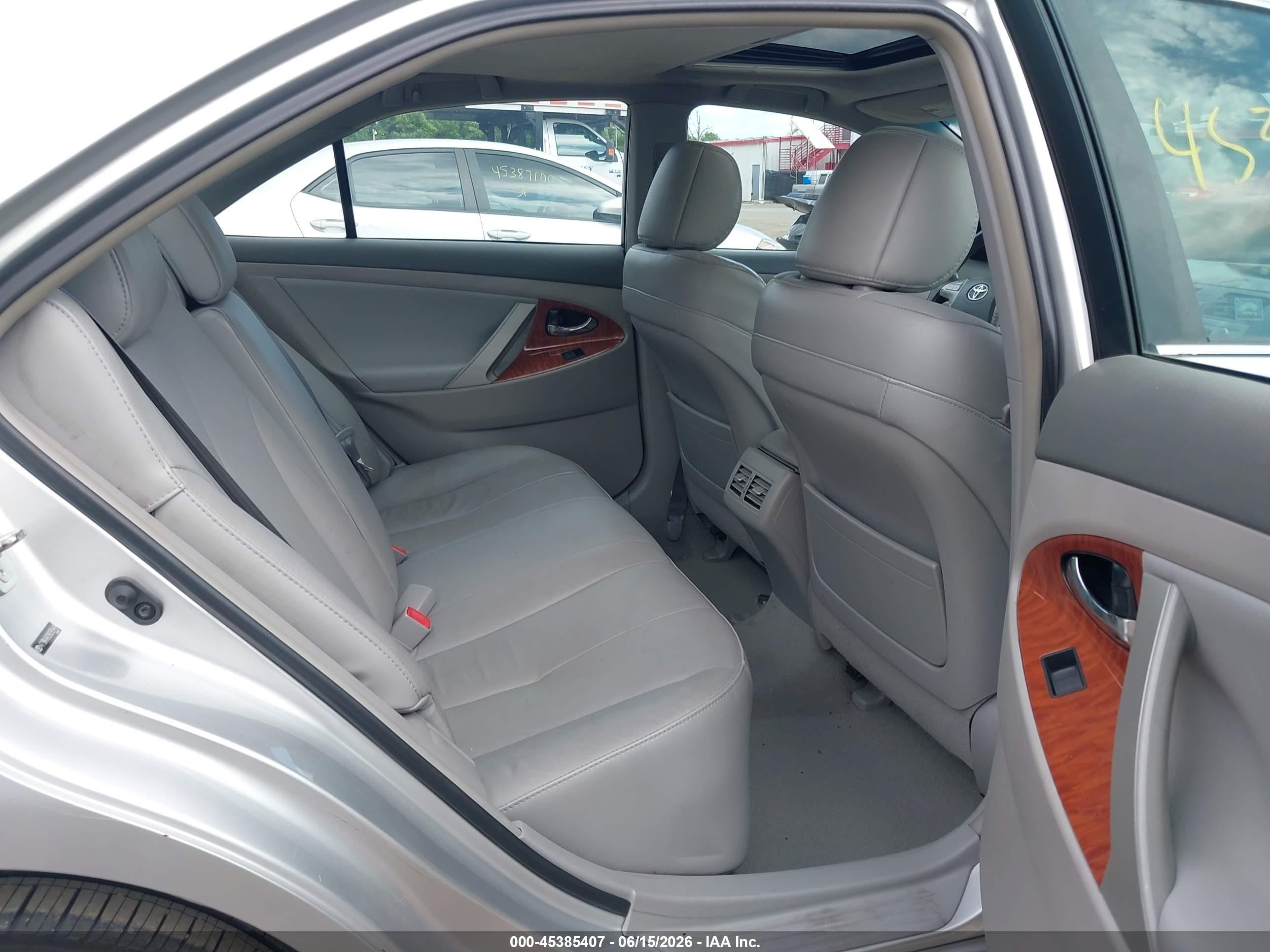 2009 Toyota Camry Xle V6 Silver vin: 4T1BK46K99U595449