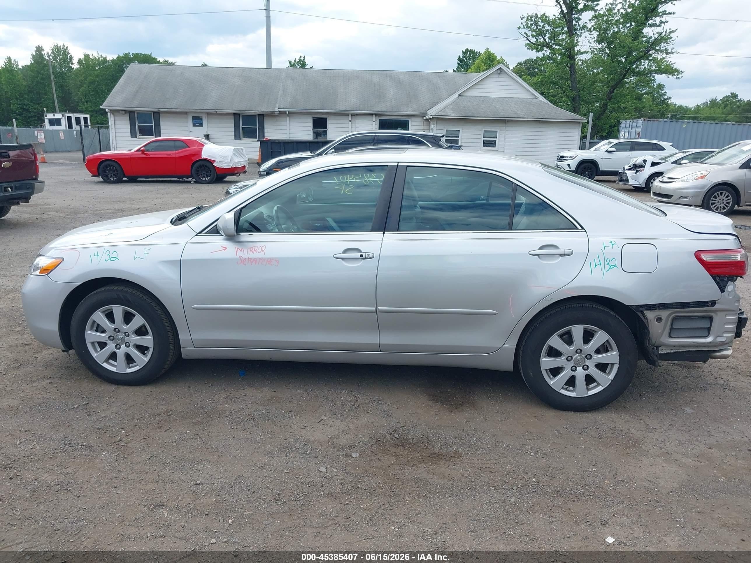 2009 Toyota Camry Xle V6 Silver vin: 4T1BK46K99U595449