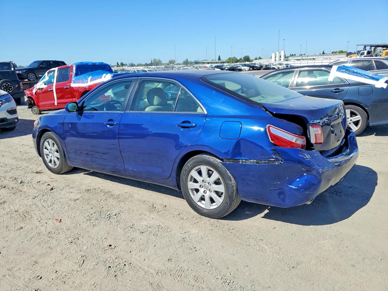 2007 Toyota Camry Xle V6 Blue vin: 4T1BK46KX7U007412
