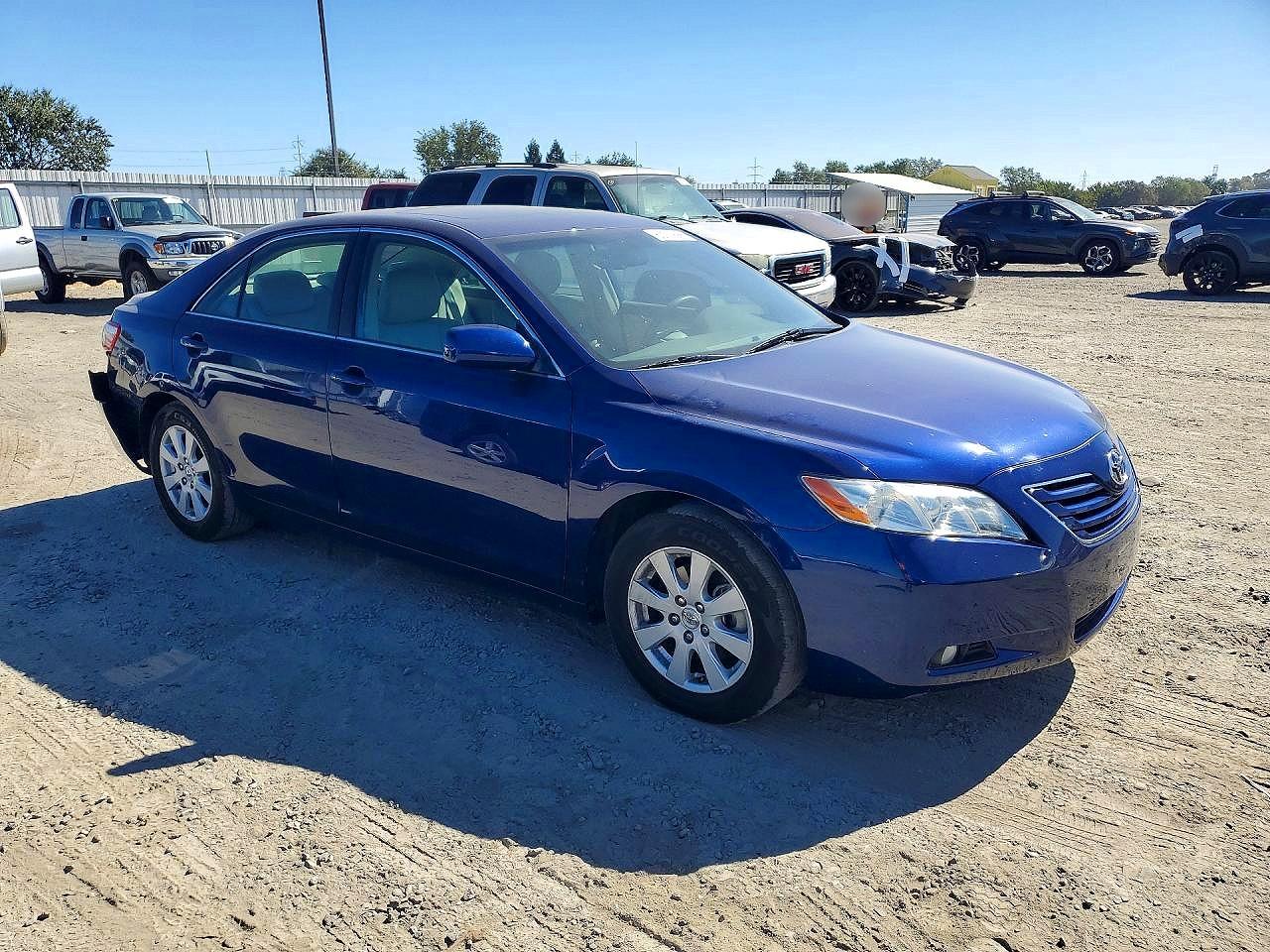 2007 Toyota Camry Xle V6 Blue vin: 4T1BK46KX7U007412