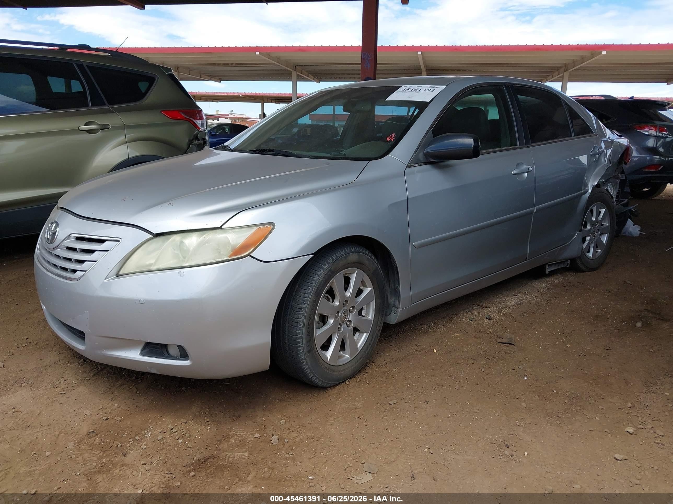2007 Toyota Camry Xle V6 Silver vin: 4T1BK46KX7U009774