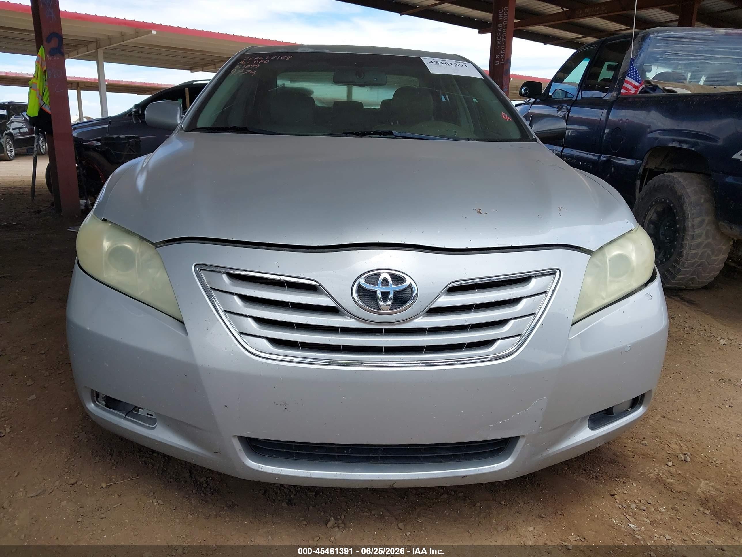 2007 Toyota Camry Xle V6 Silver vin: 4T1BK46KX7U009774
