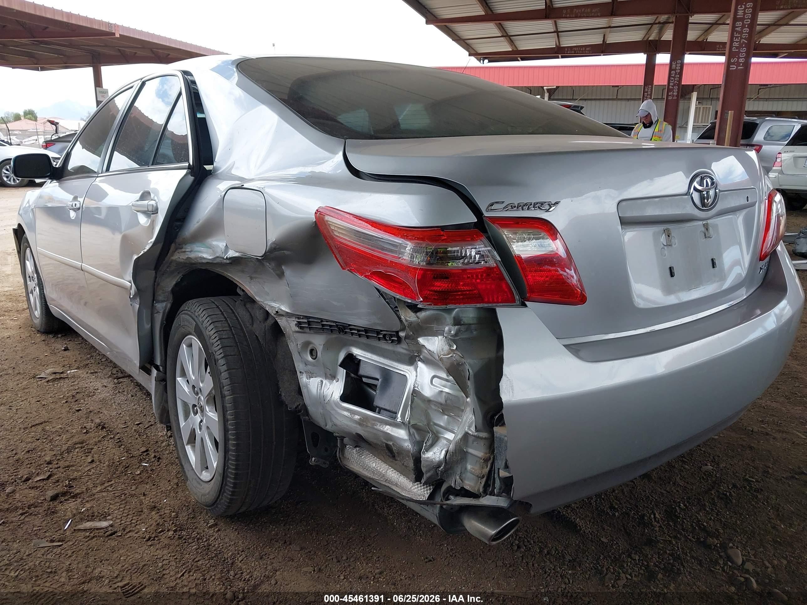 2007 Toyota Camry Xle V6 Silver vin: 4T1BK46KX7U009774