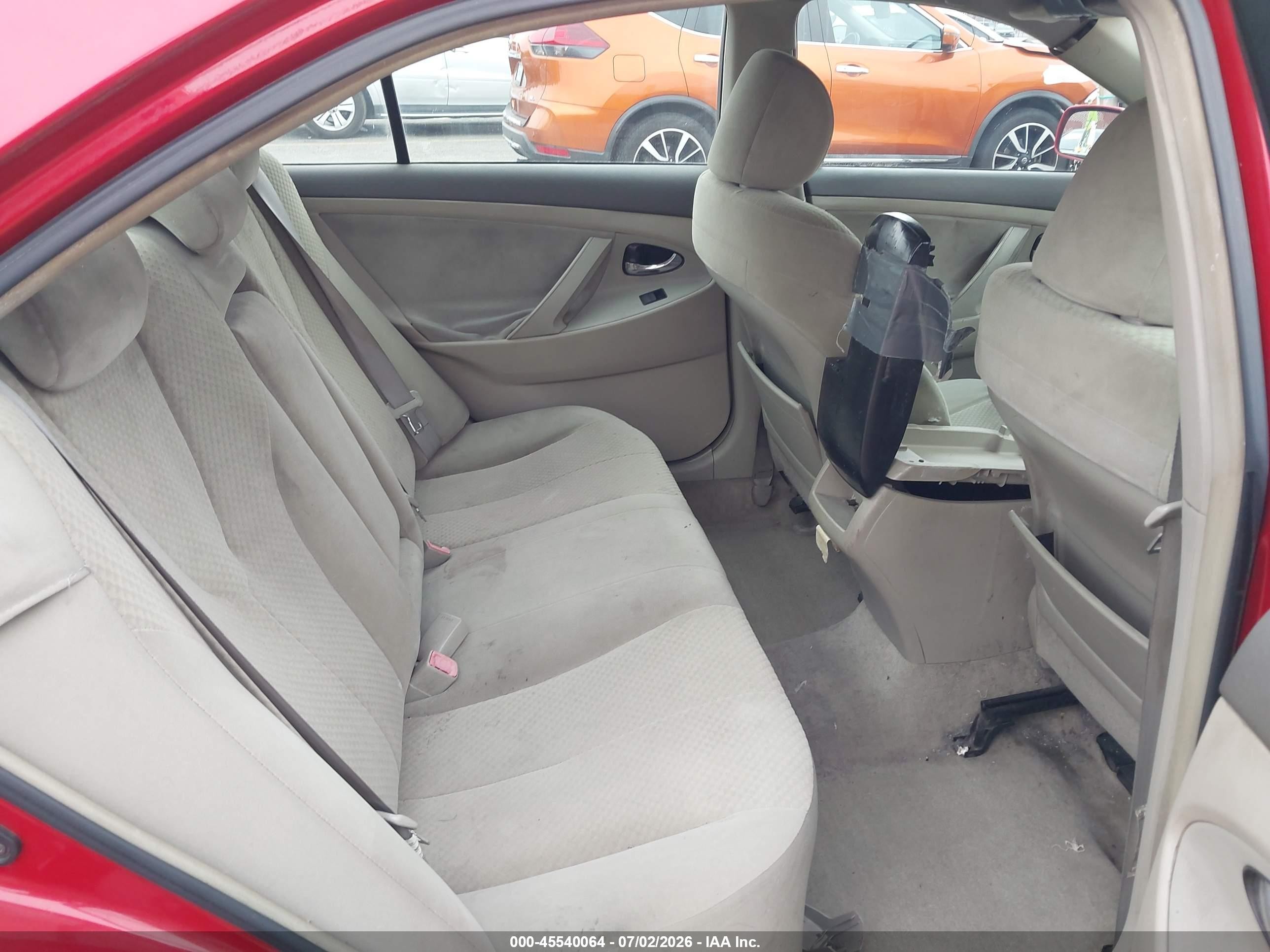 2007 Toyota Camry Le V6 Красный vin: 4T1BK46KX7U021651