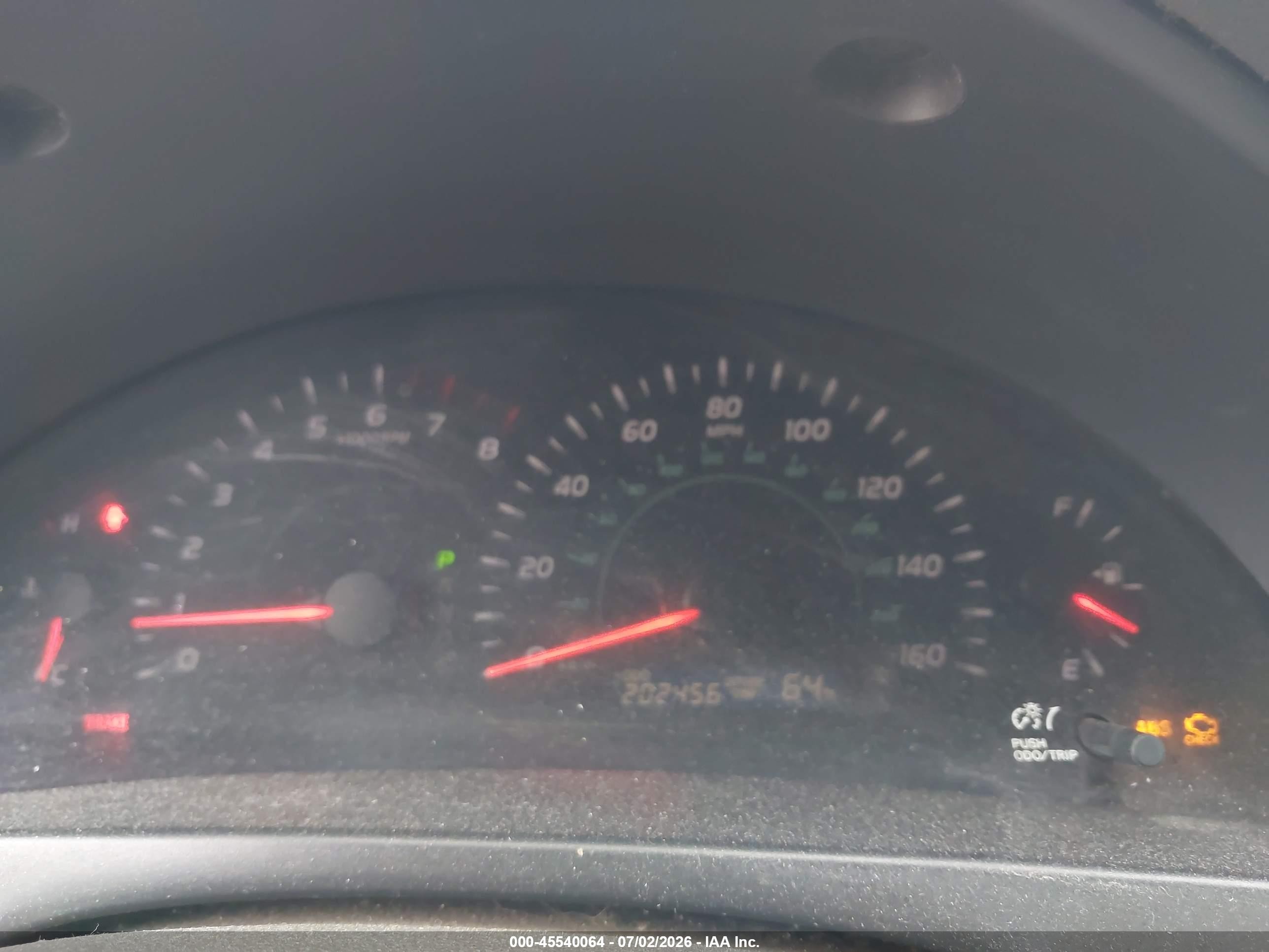 2007 Toyota Camry Le V6 Красный vin: 4T1BK46KX7U021651