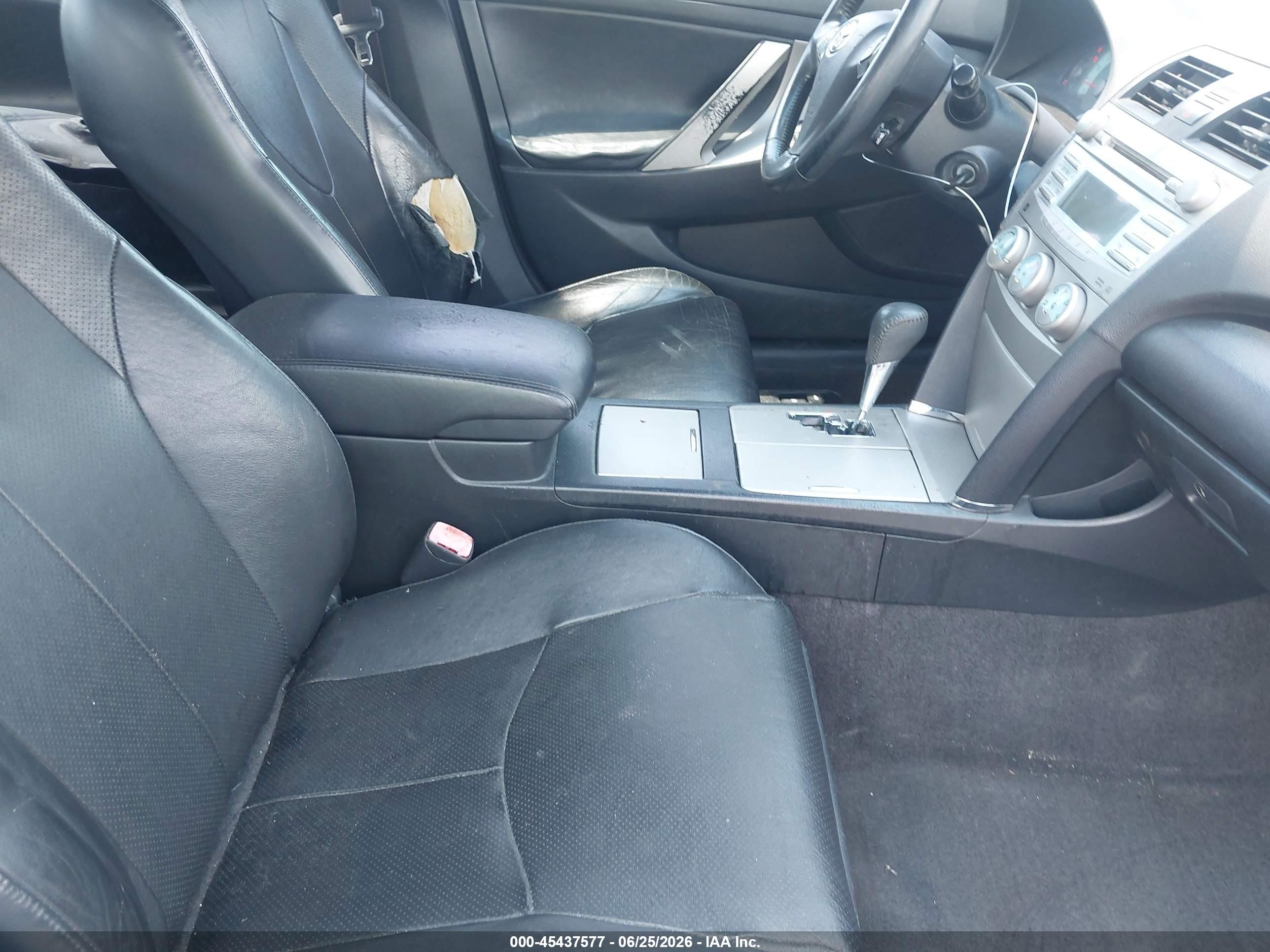2007 Toyota Camry Se V6 Black vin: 4T1BK46KX7U025831