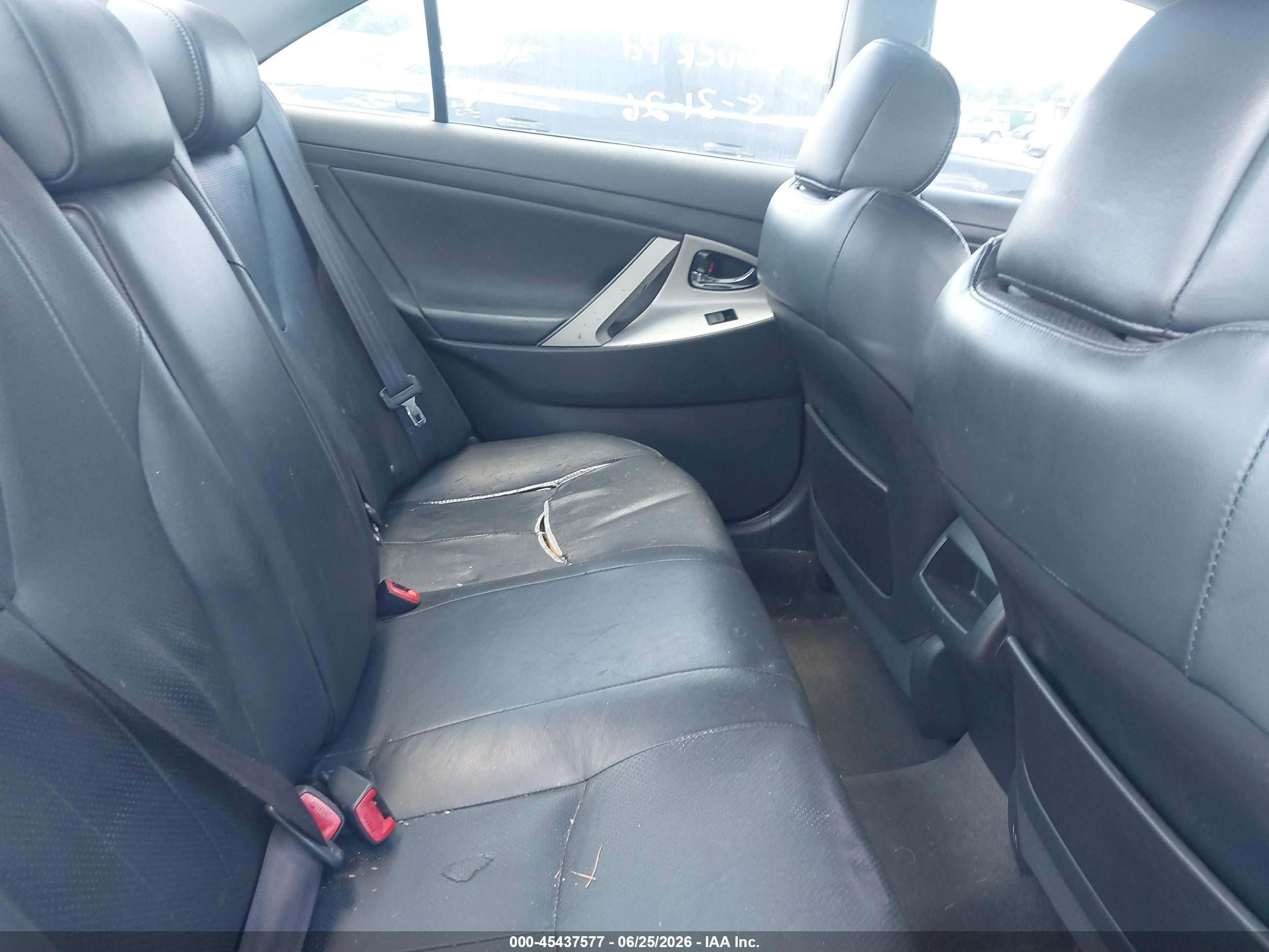 2007 Toyota Camry Se V6 Black vin: 4T1BK46KX7U025831