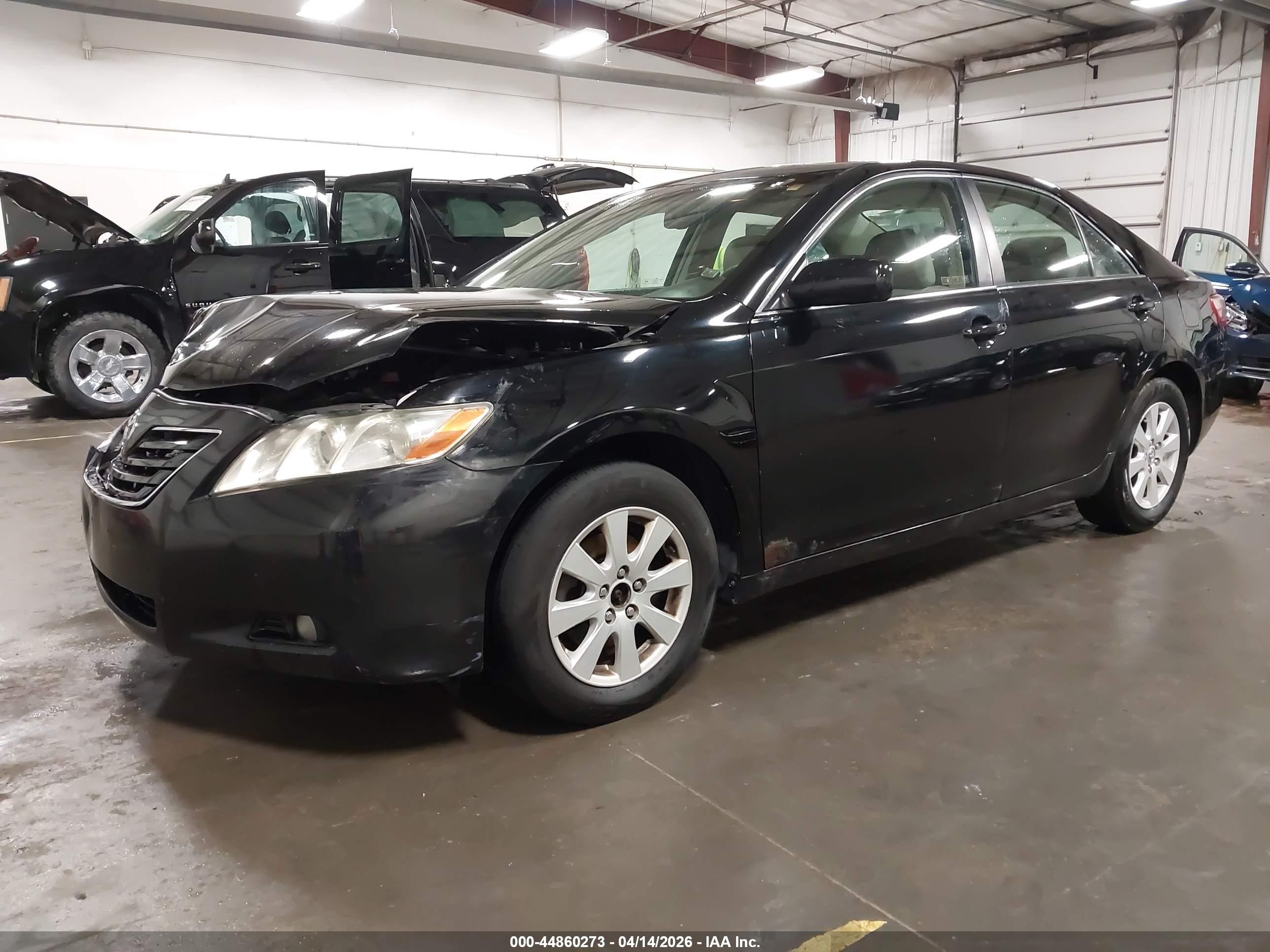 2007 Toyota Camry Xle V6 Black vin: 4T1BK46KX7U040880