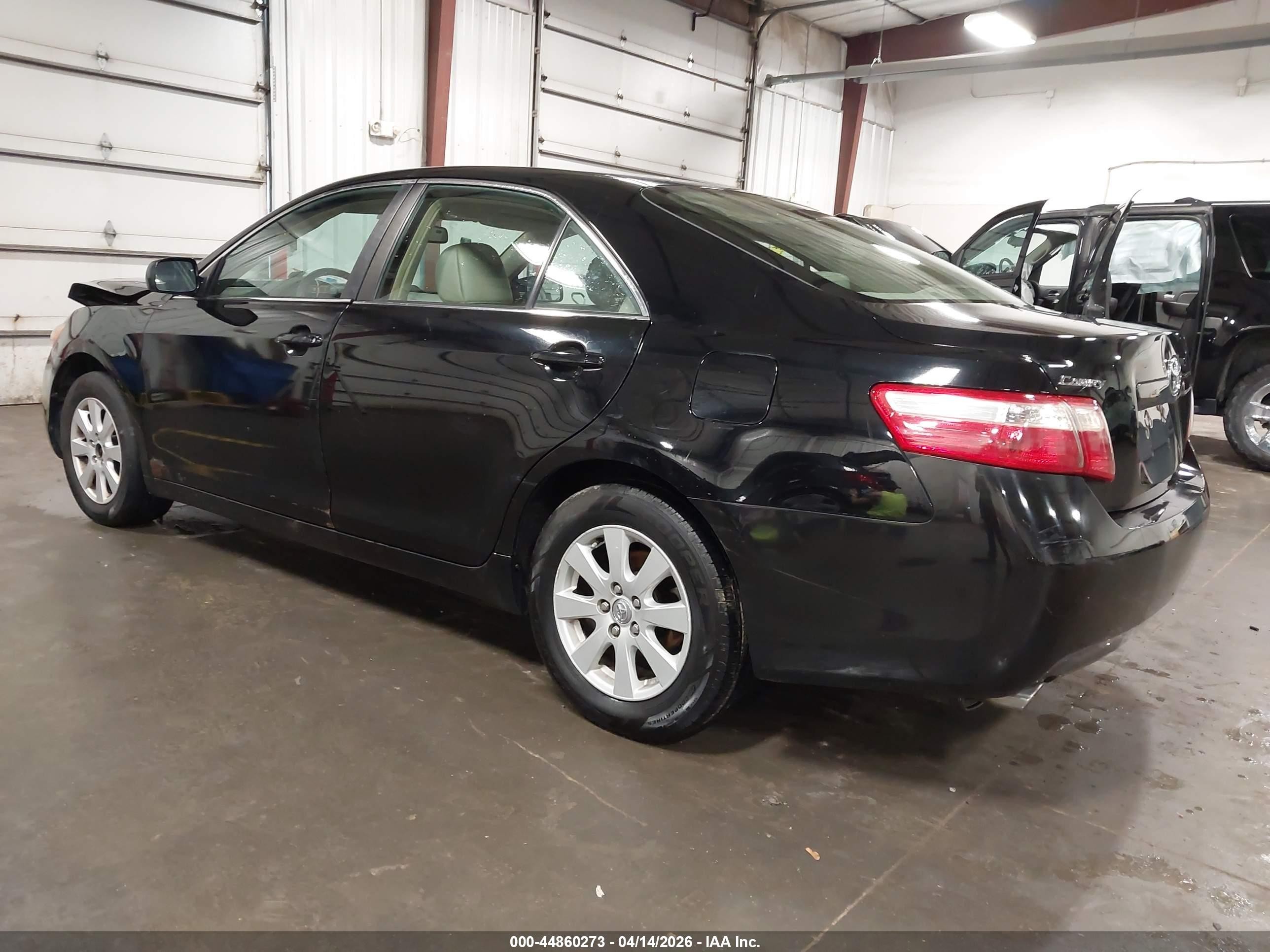 2007 Toyota Camry Xle V6 Black vin: 4T1BK46KX7U040880