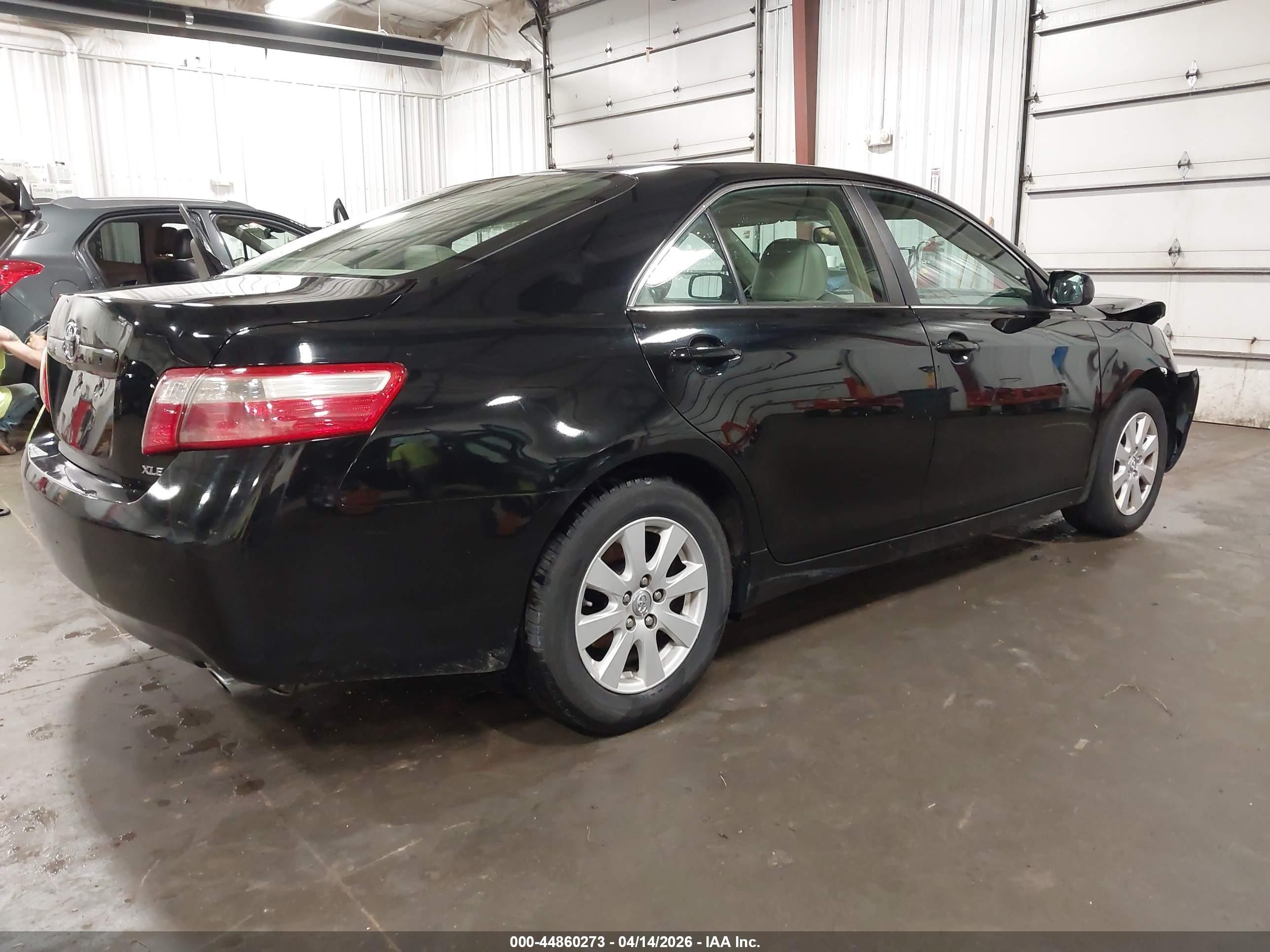 2007 Toyota Camry Xle V6 Black vin: 4T1BK46KX7U040880