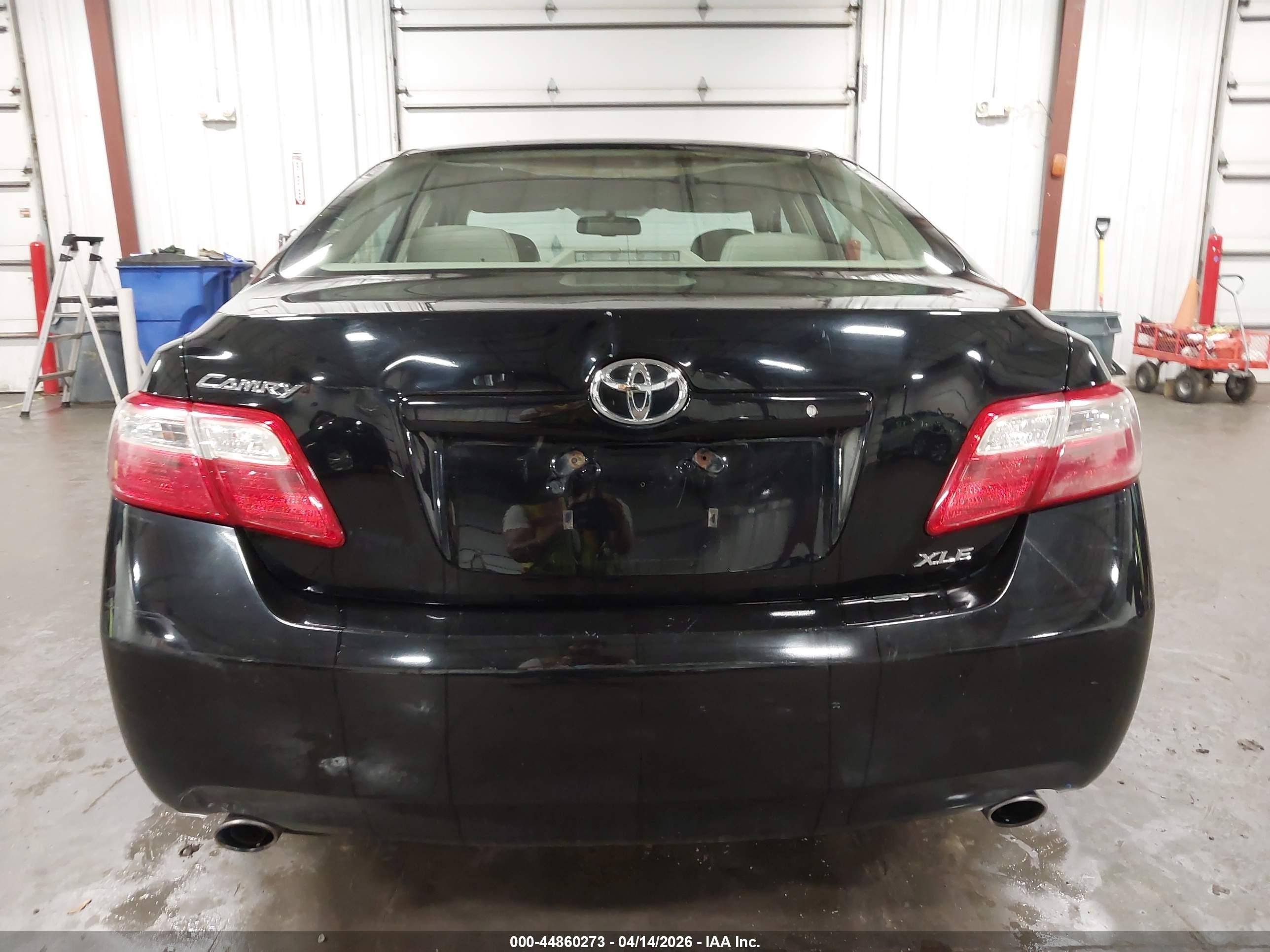 2007 Toyota Camry Xle V6 Black vin: 4T1BK46KX7U040880