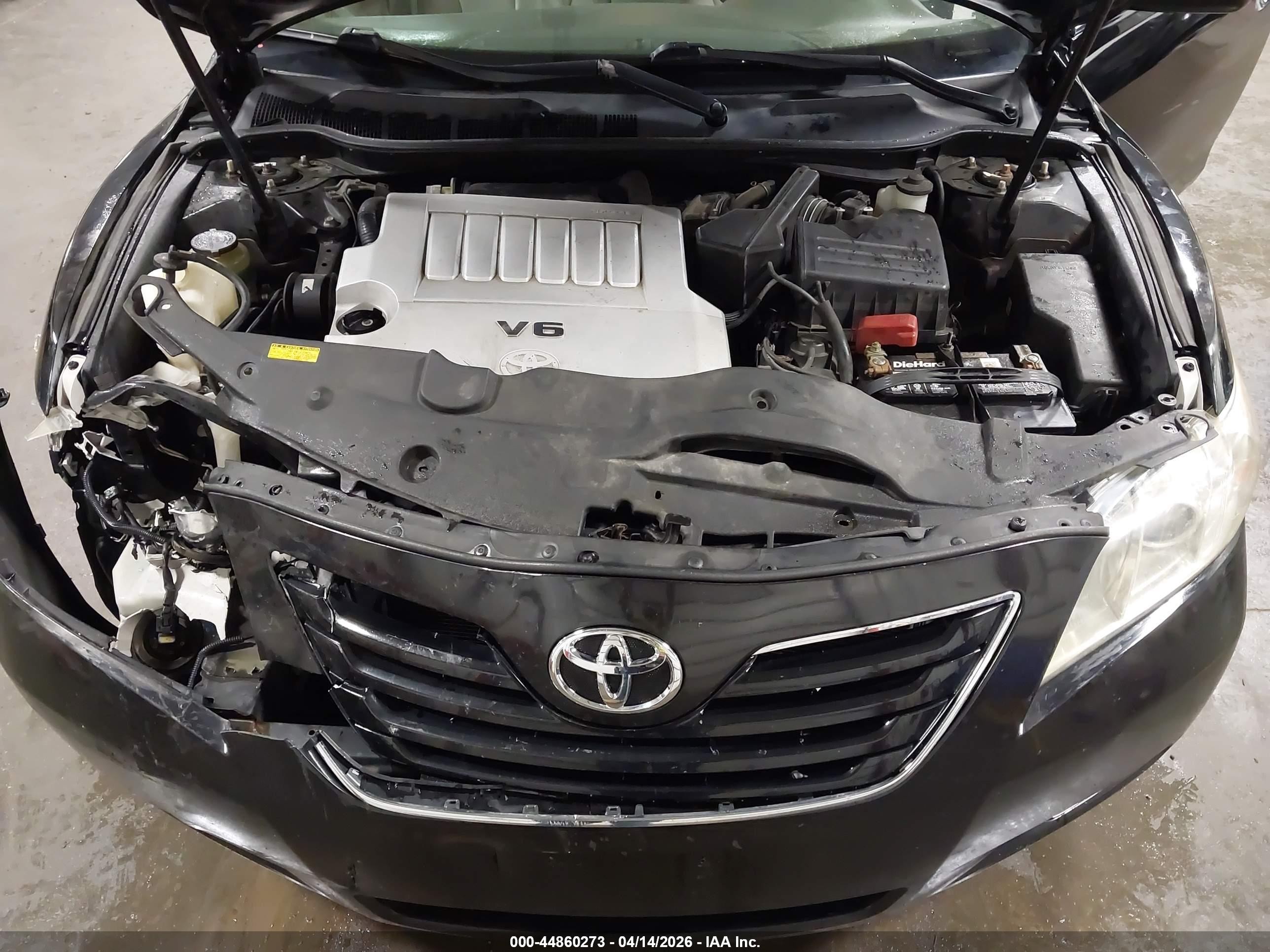 2007 Toyota Camry Xle V6 Black vin: 4T1BK46KX7U040880