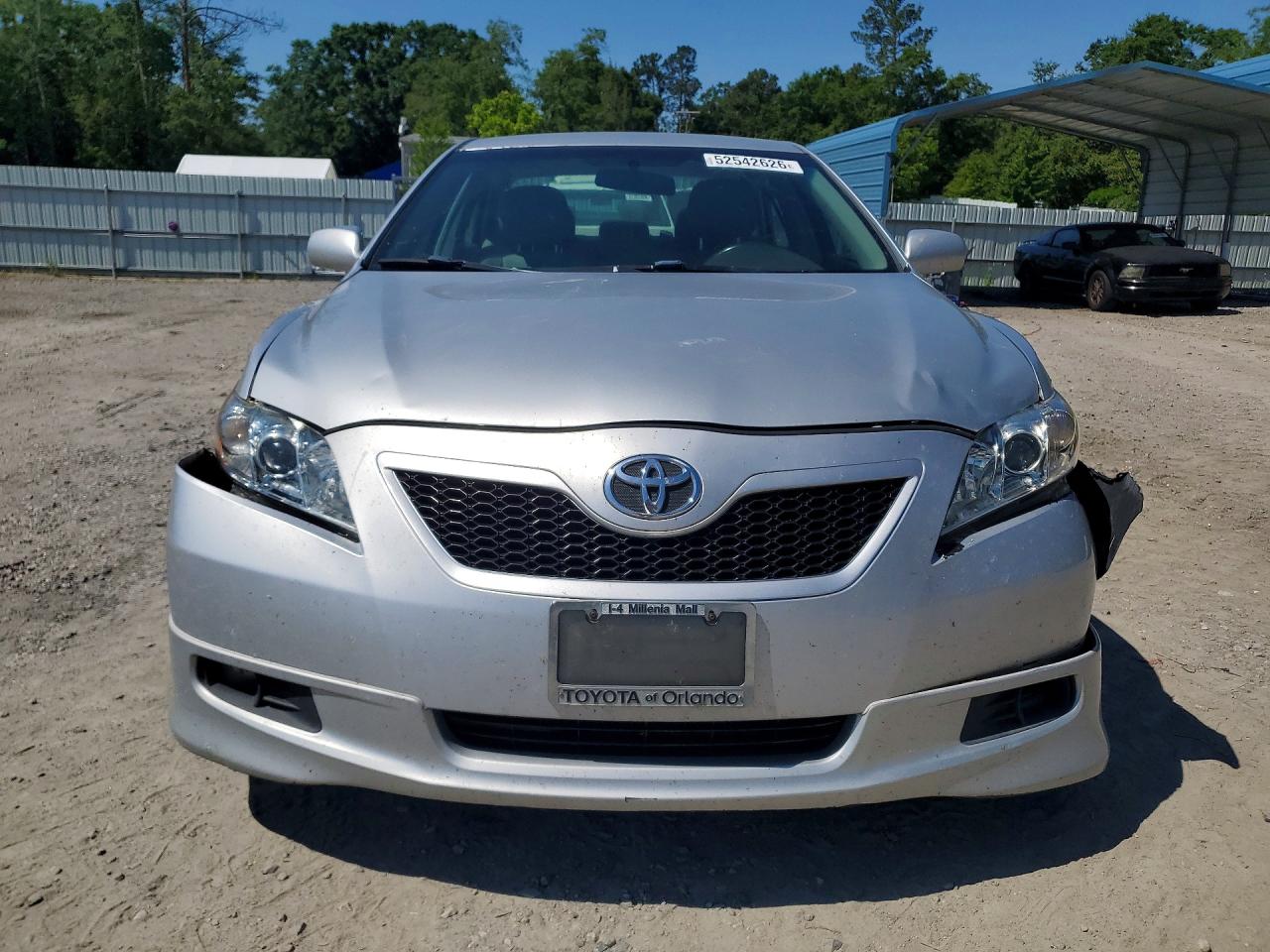 2007 Toyota Camry Se V6 Silver vin: 4T1BK46KX7U045142