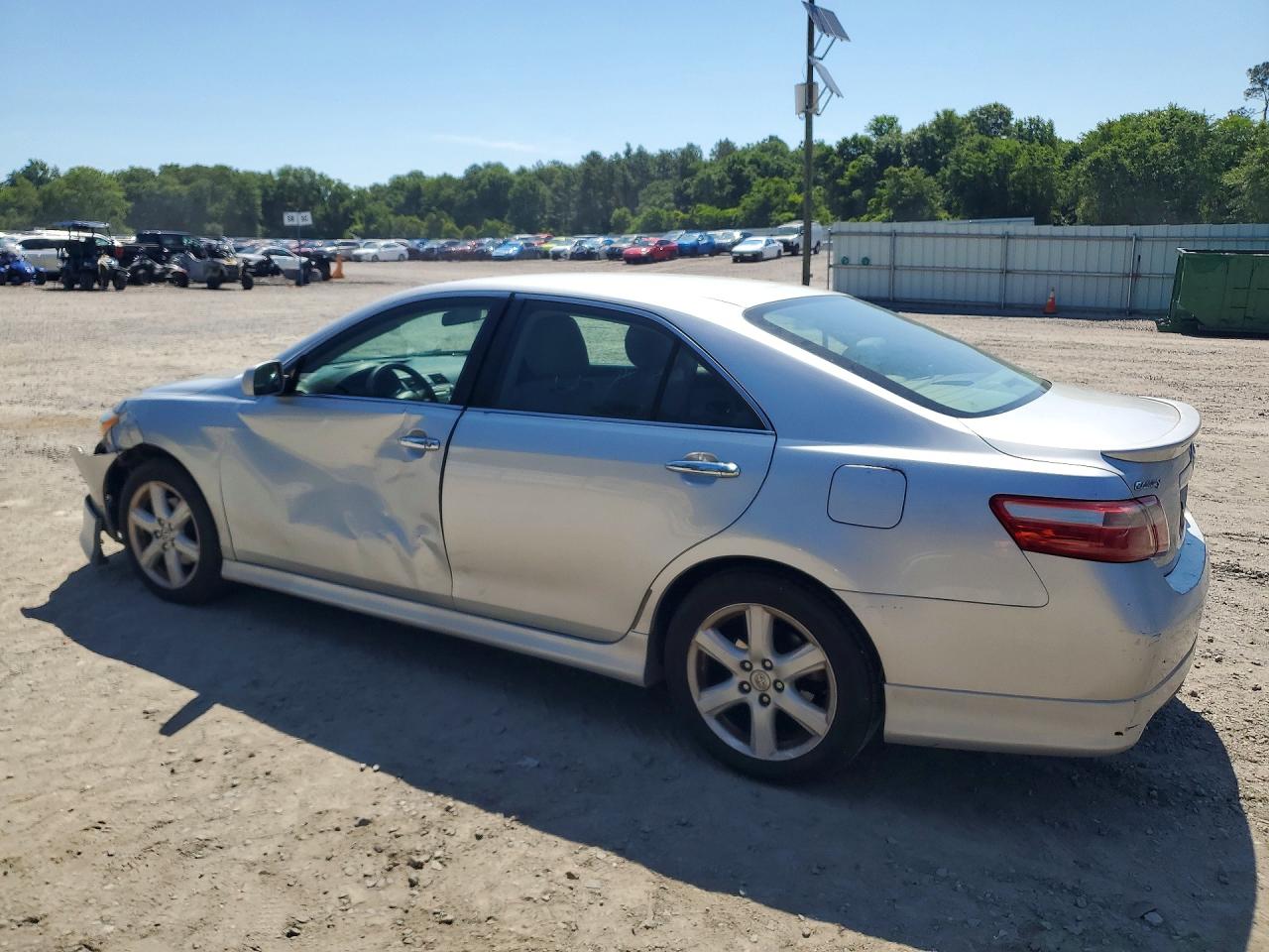 2007 Toyota Camry Se V6 Silver vin: 4T1BK46KX7U045142